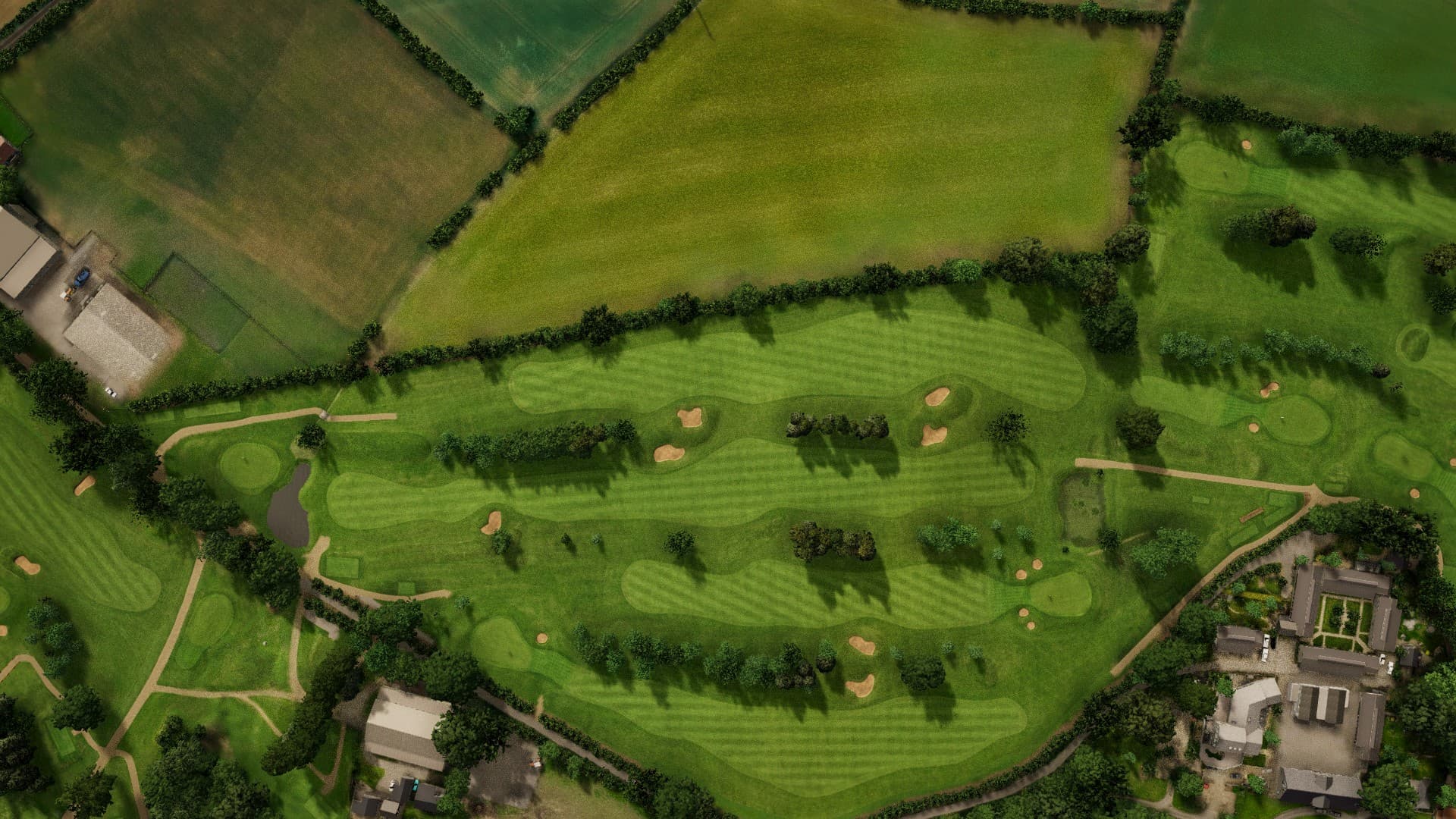 Hole 9 at Dinsdale Golf Course