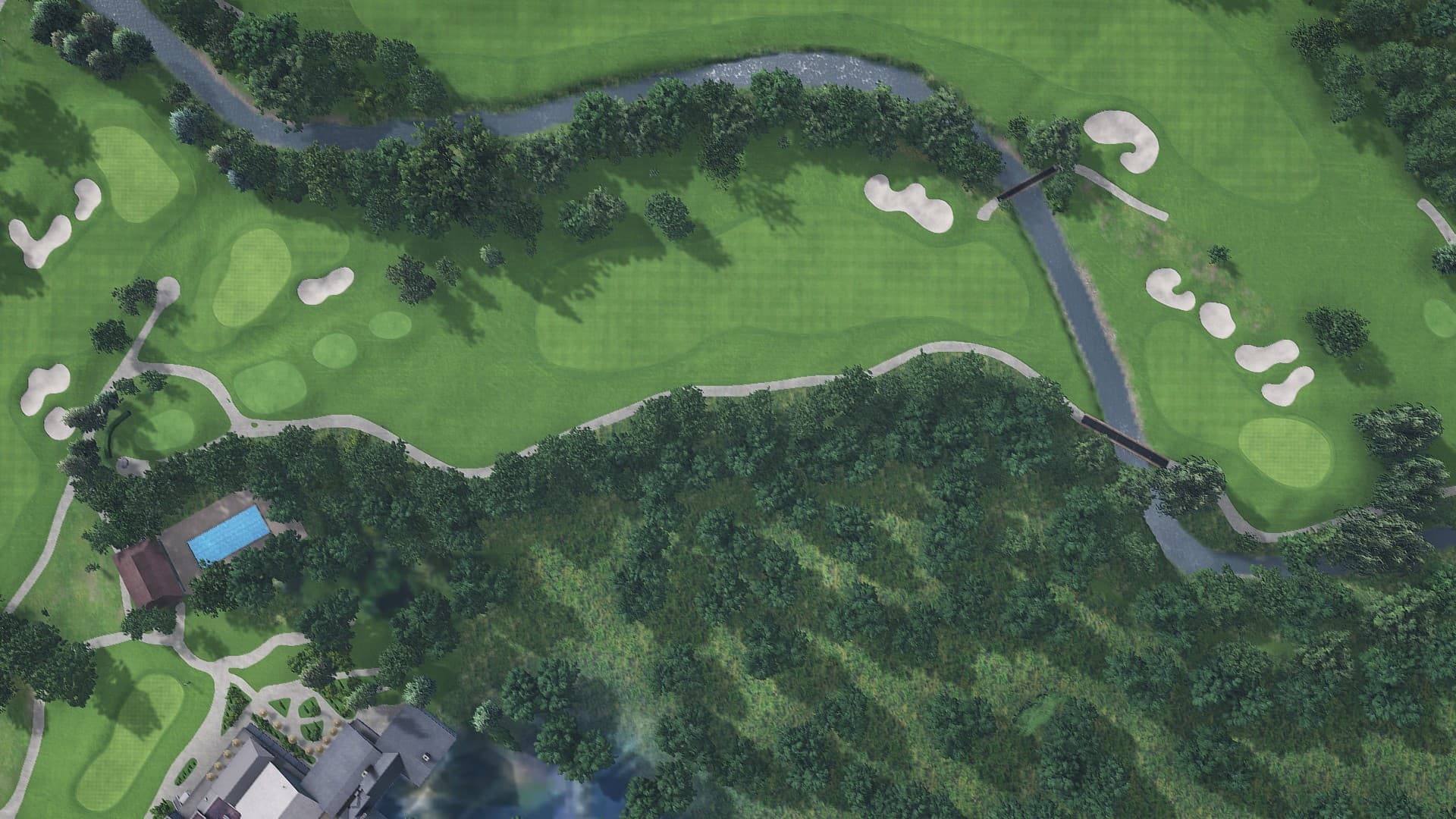 Hole 1 at Donalda Club