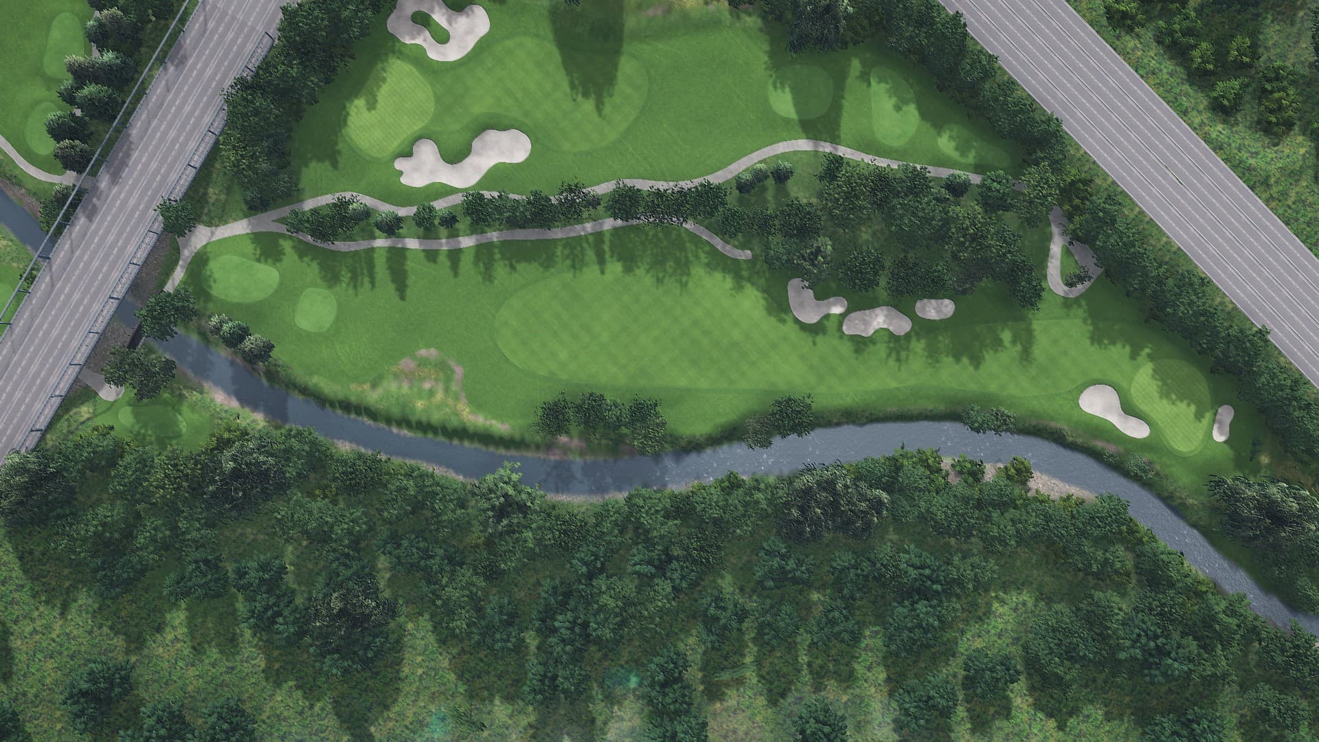 Hole 2 at Donalda Club