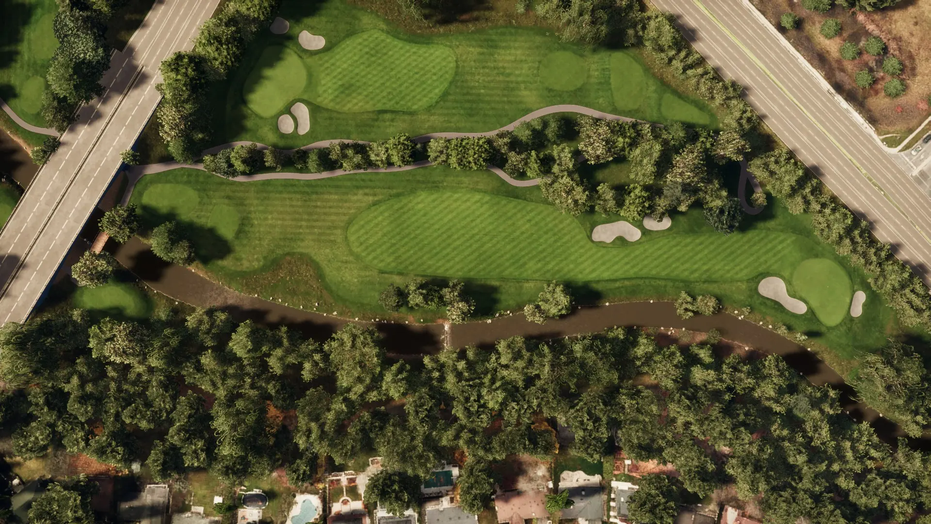 Hole 2 at Donalda Club