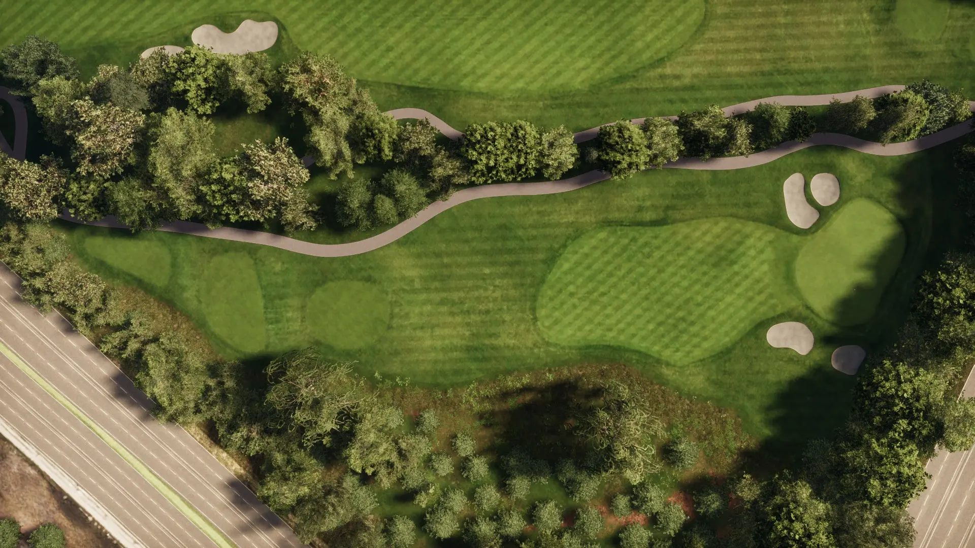 Hole 3 at Donalda Club