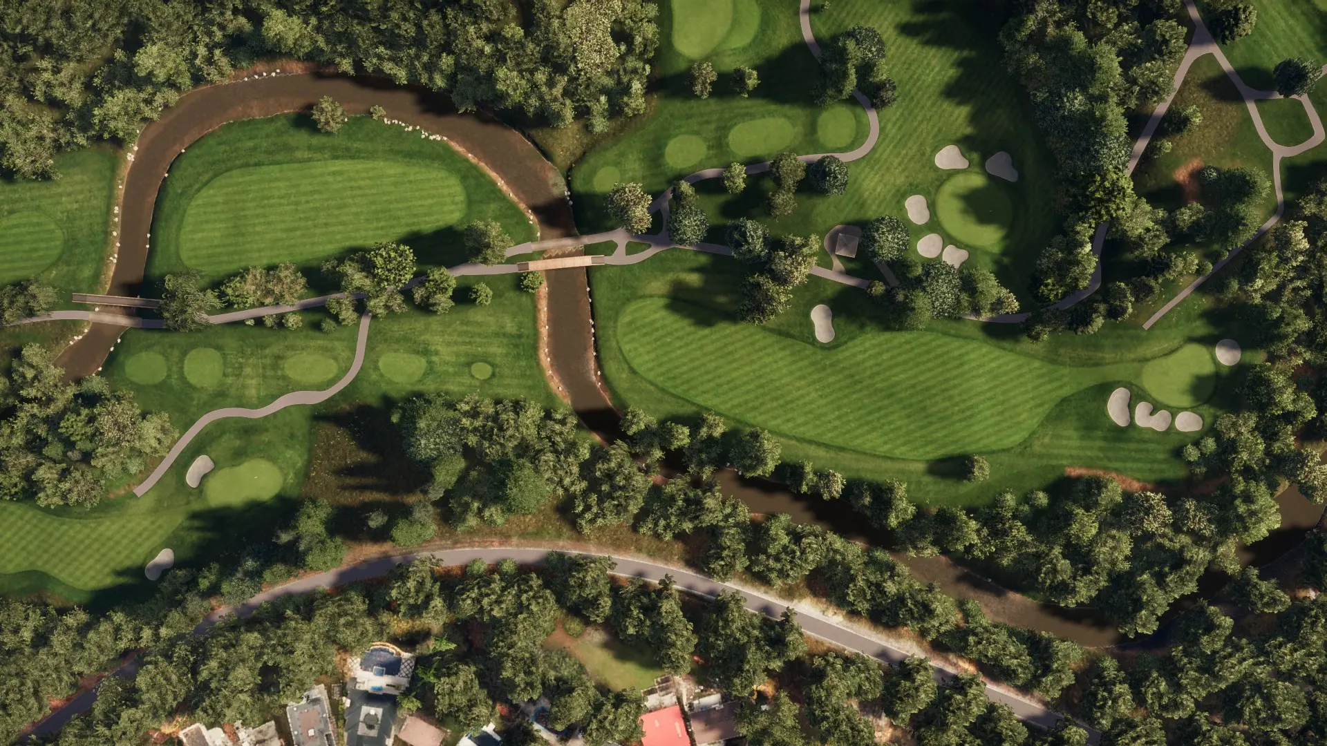 Hole 9 at Donalda Club