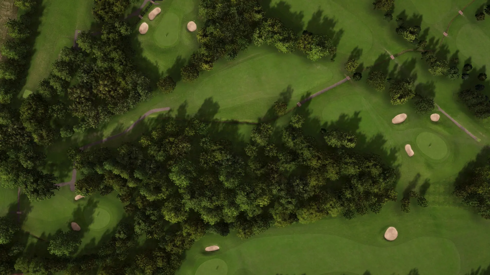 Hole 5 at Downshire Golf Complex