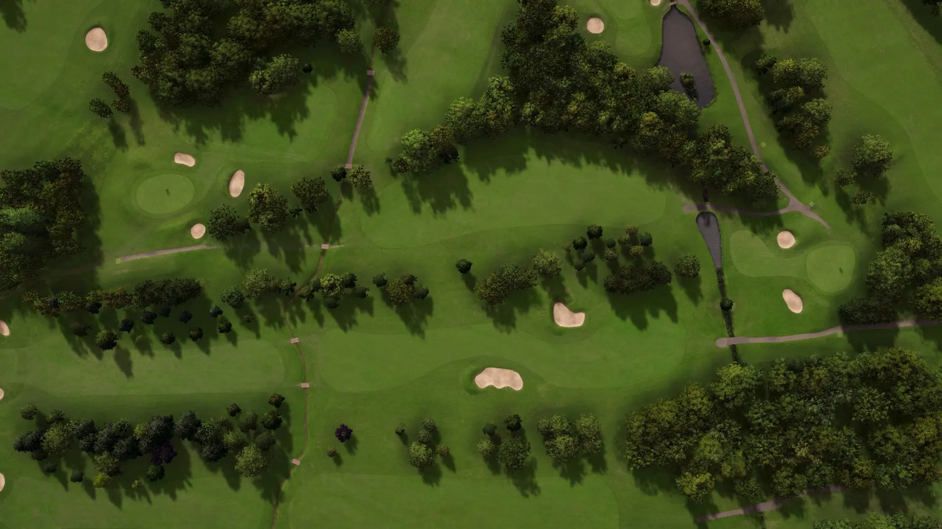 Hole 6 at Downshire Golf Complex