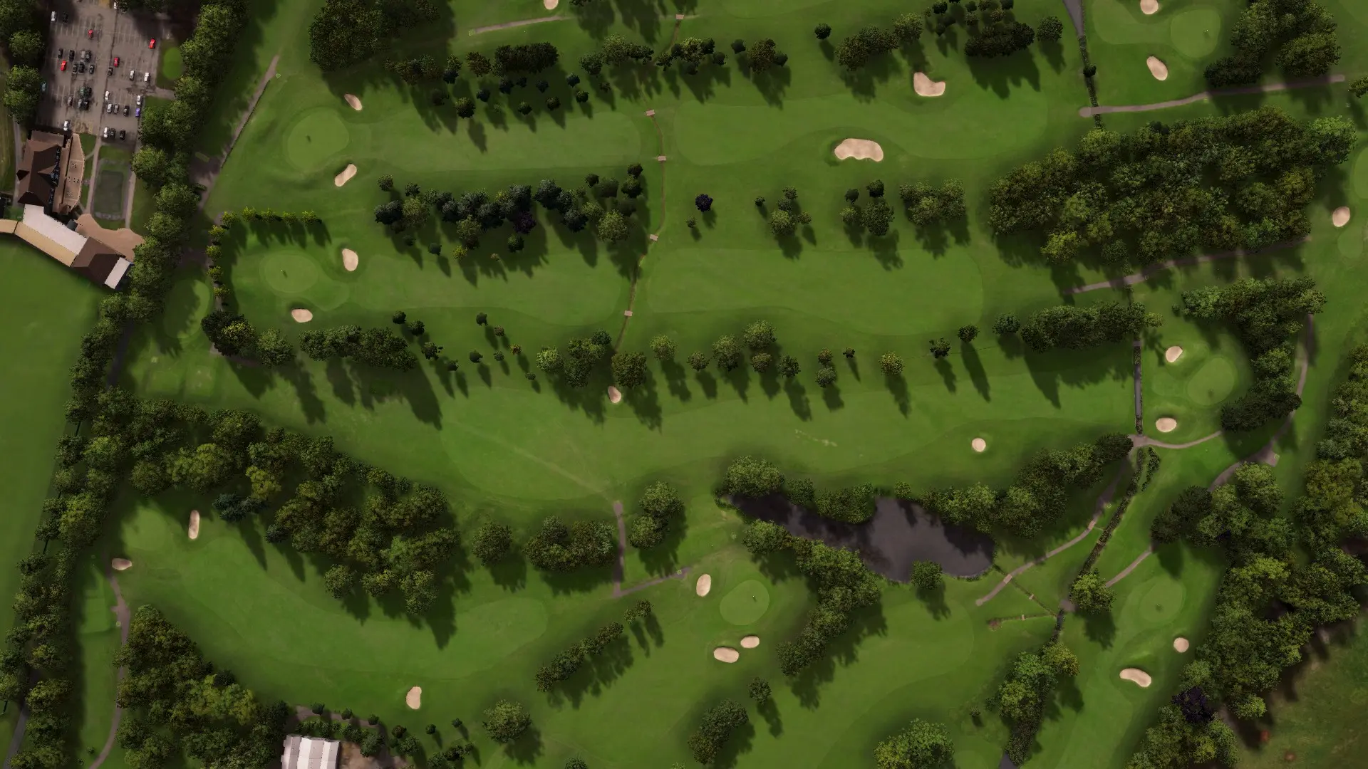 Hole 10 at Downshire Golf Complex