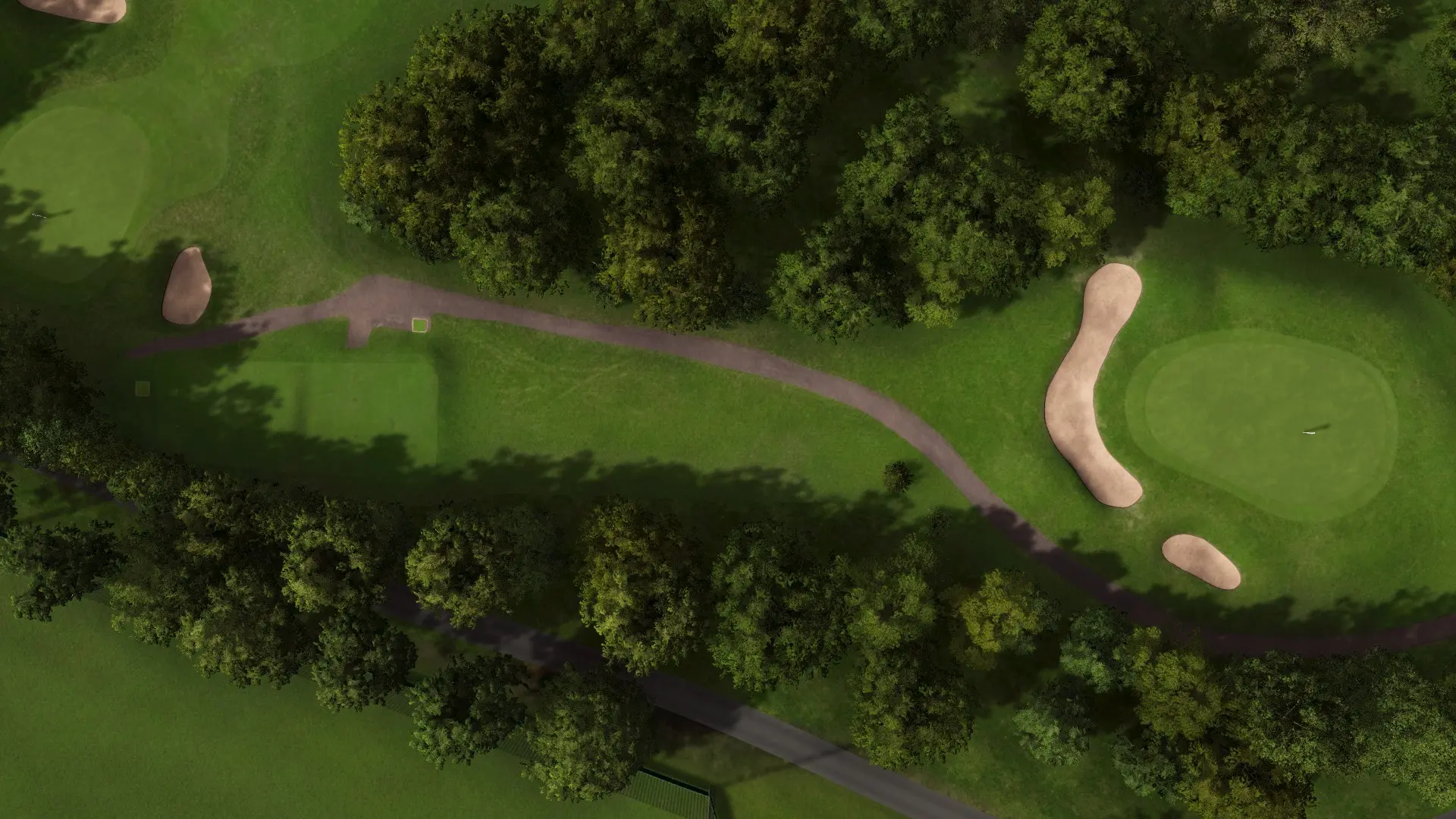 Hole 14 at Downshire Golf Complex