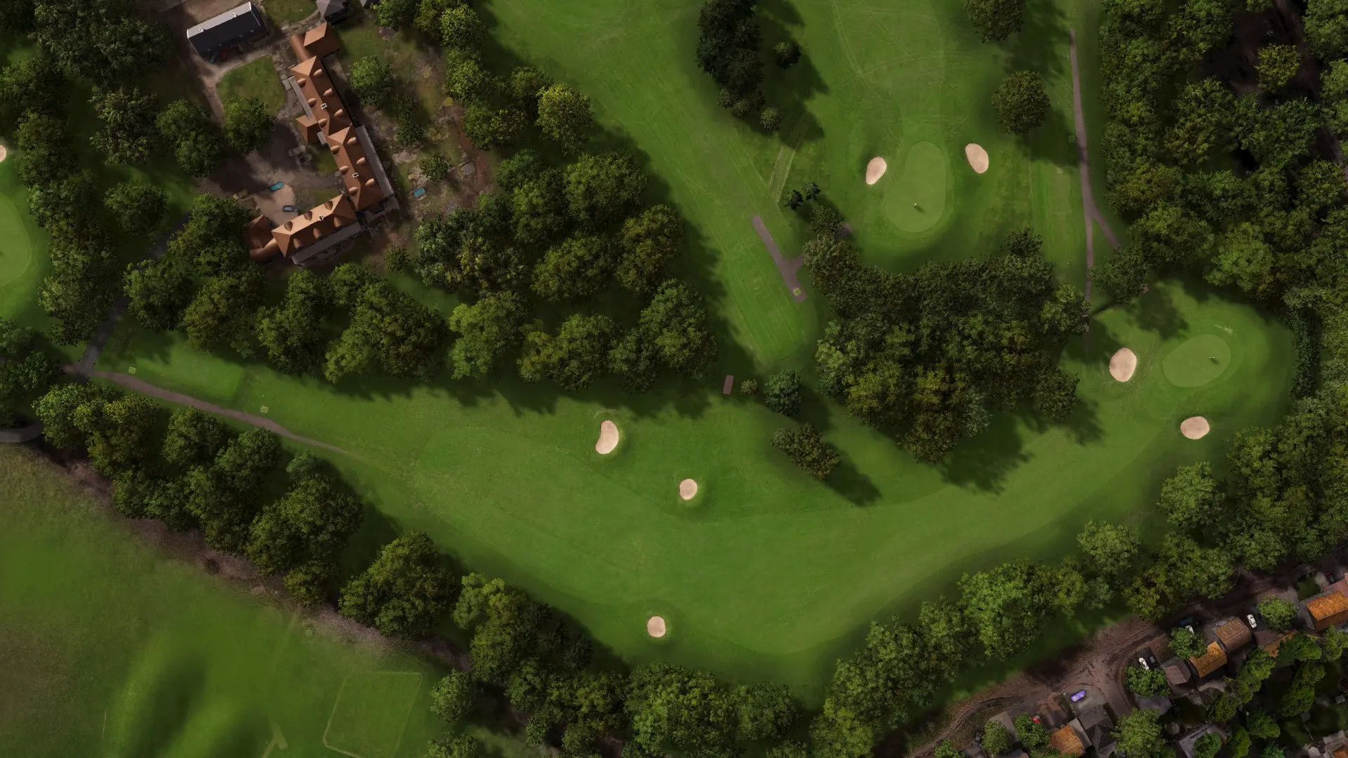 Hole 15 at Downshire Golf Complex