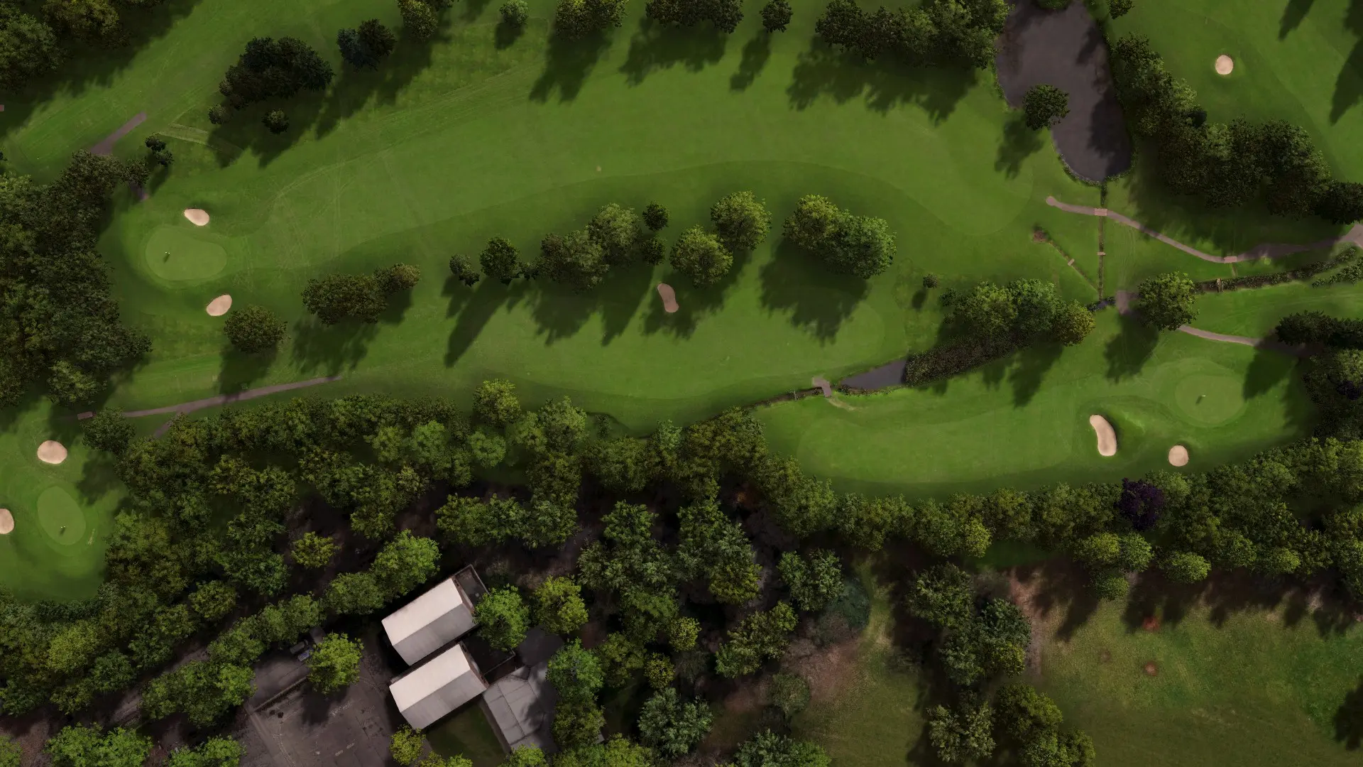 Hole 16 at Downshire Golf Complex