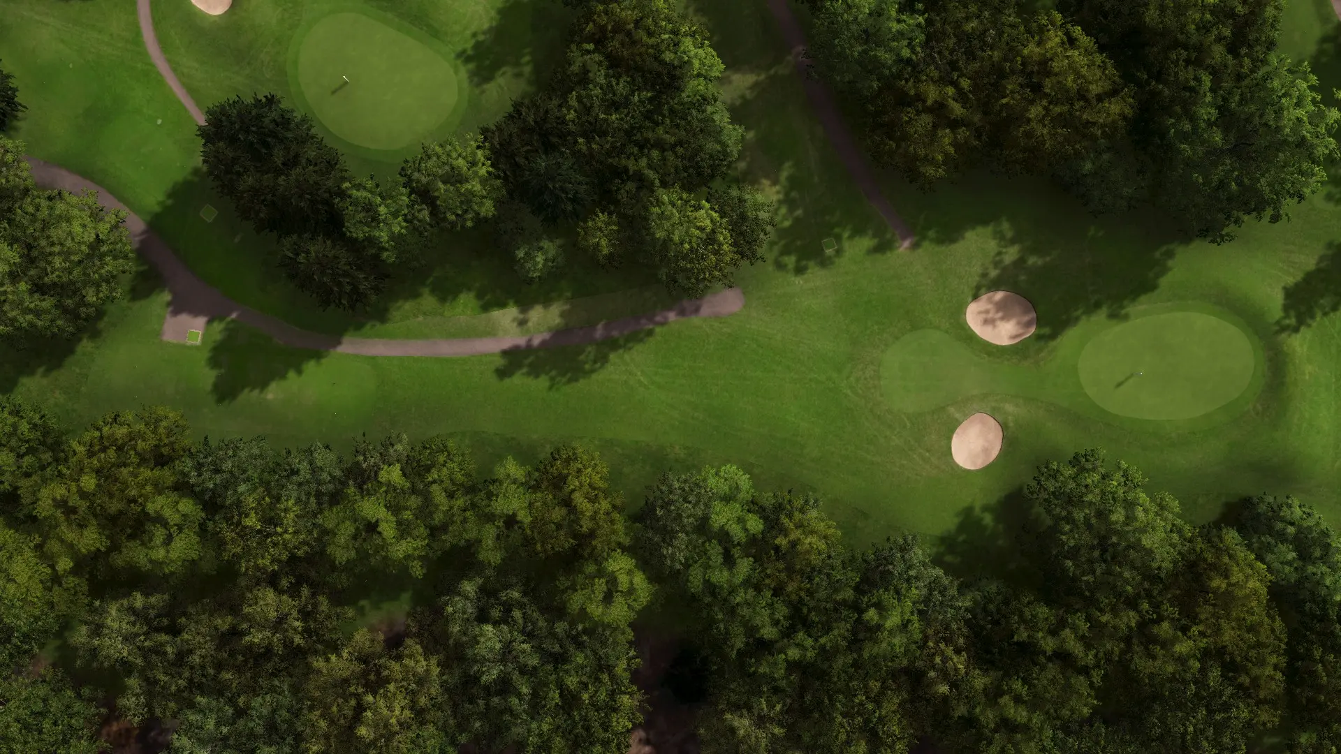 Hole 17 at Downshire Golf Complex