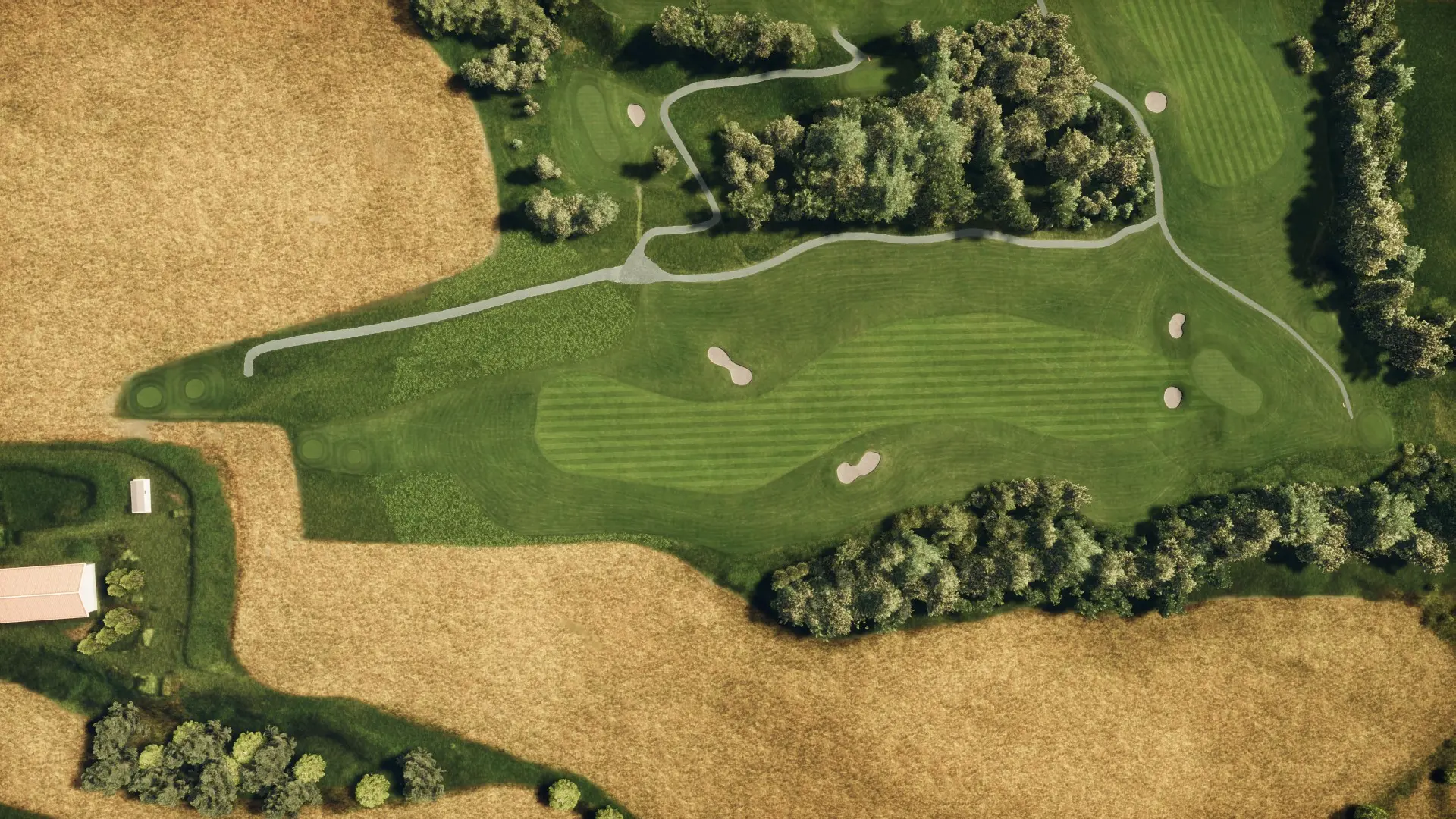 Hole 7 at Drammen GK