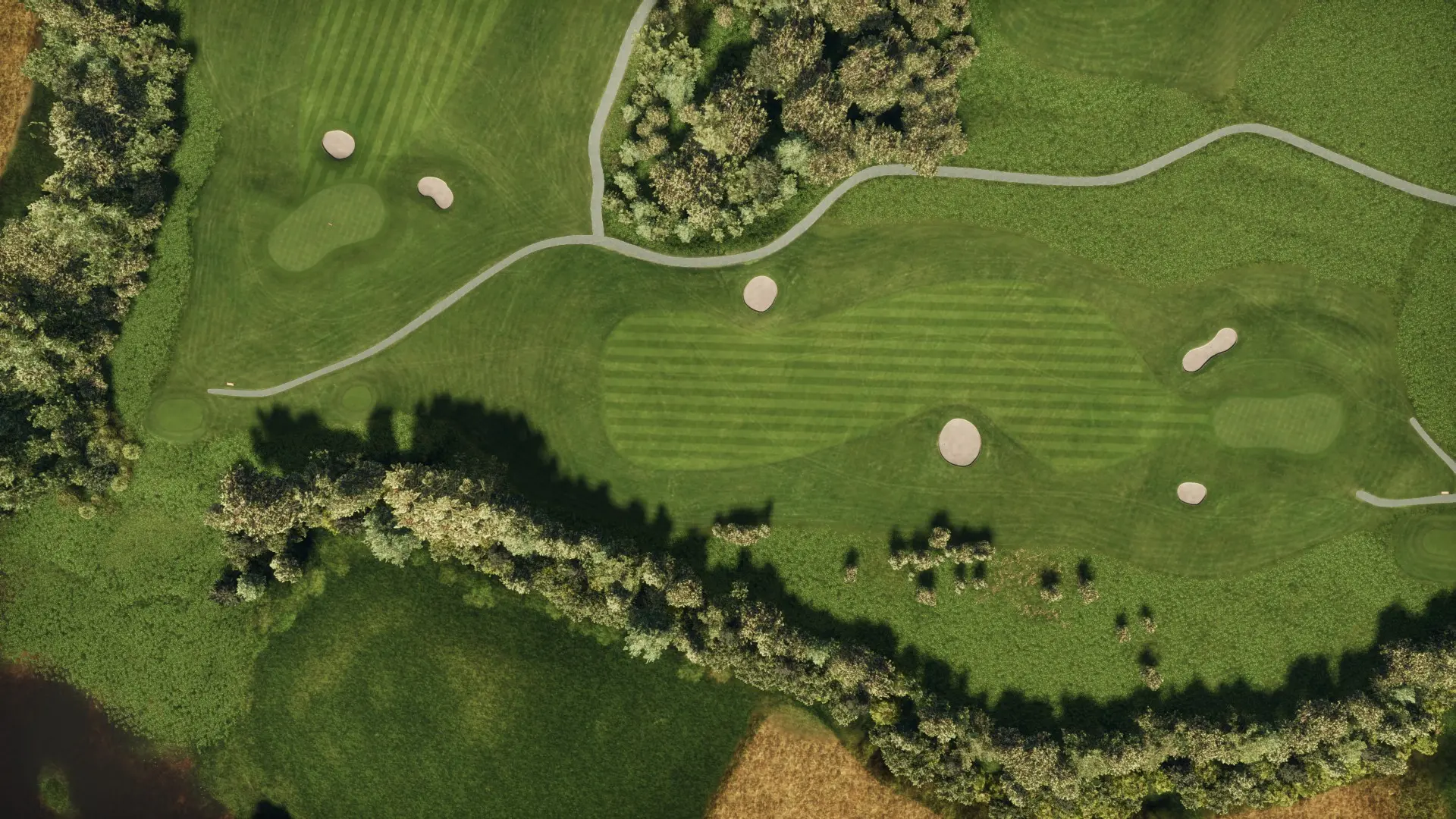 Hole 8 at Drammen GK