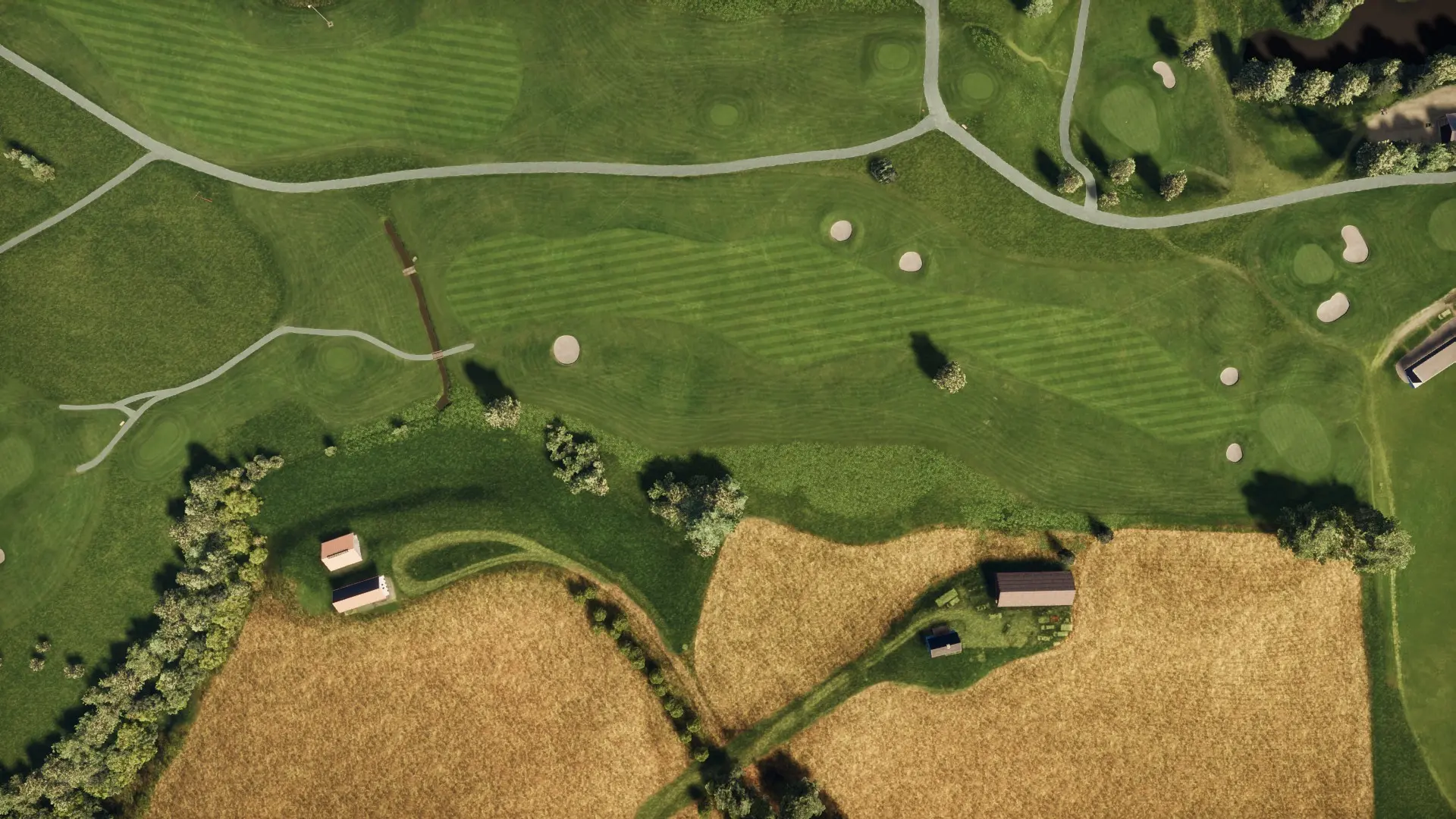 Hole 9 at Drammen GK
