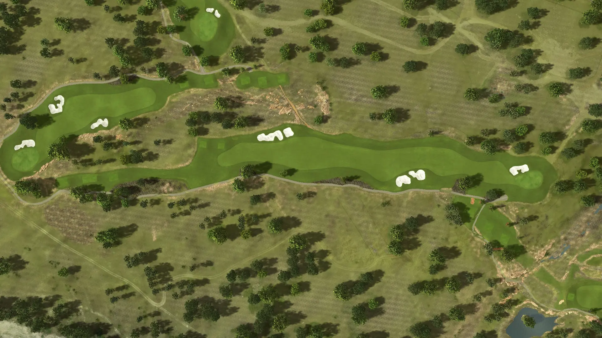 Hole 9 at Driftwood Golf and Ranch Club