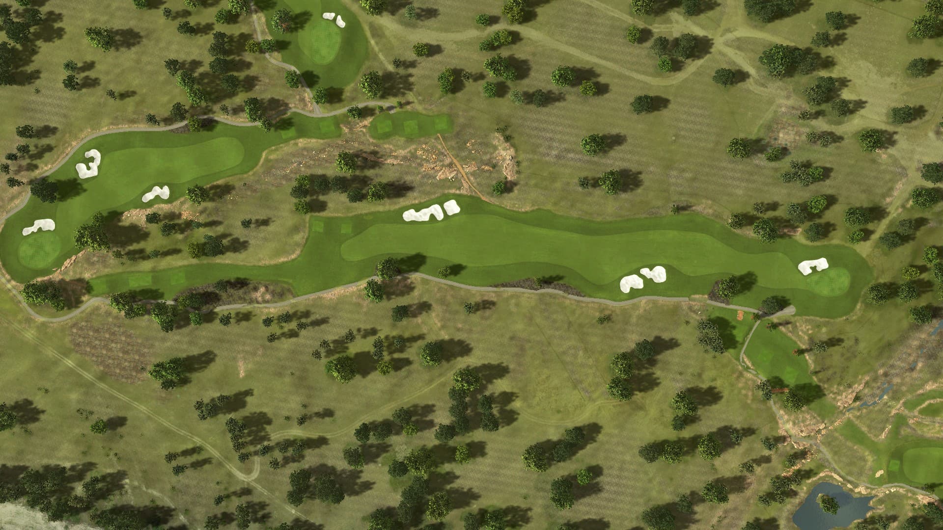 Hole 9 at Driftwood Golf and Ranch Club