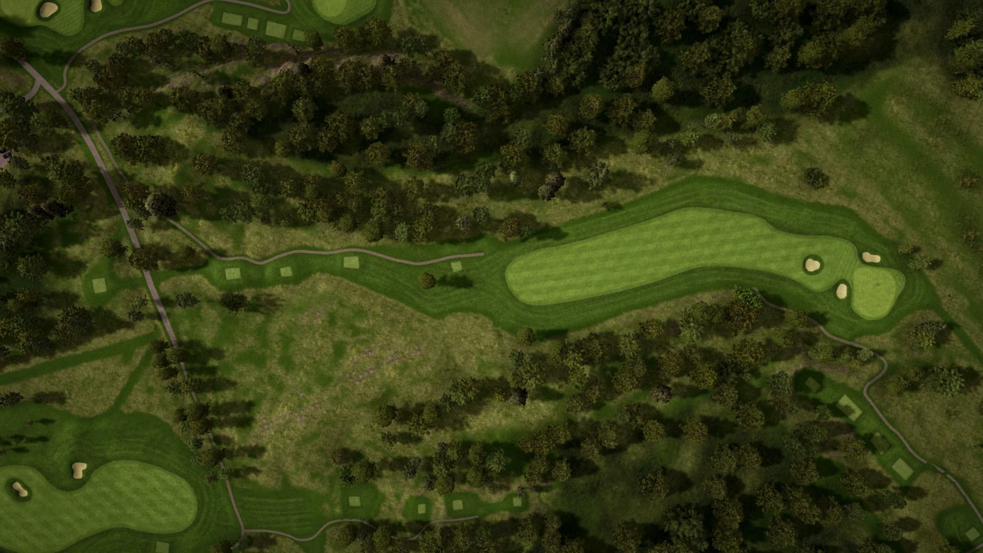 Hole 13 at Royal Drottningholm GC