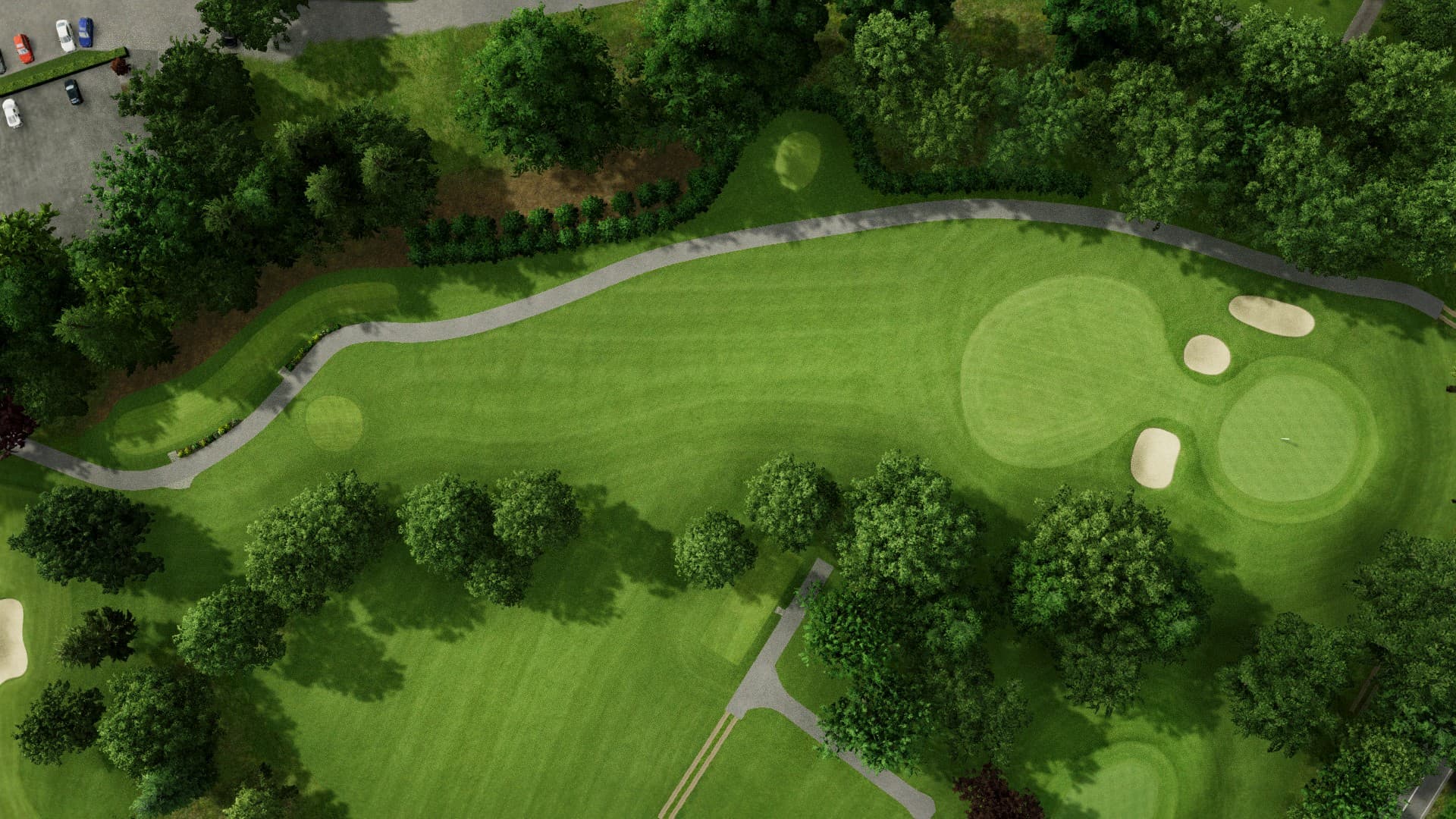 Hole 3 at Dundrum Golf Club