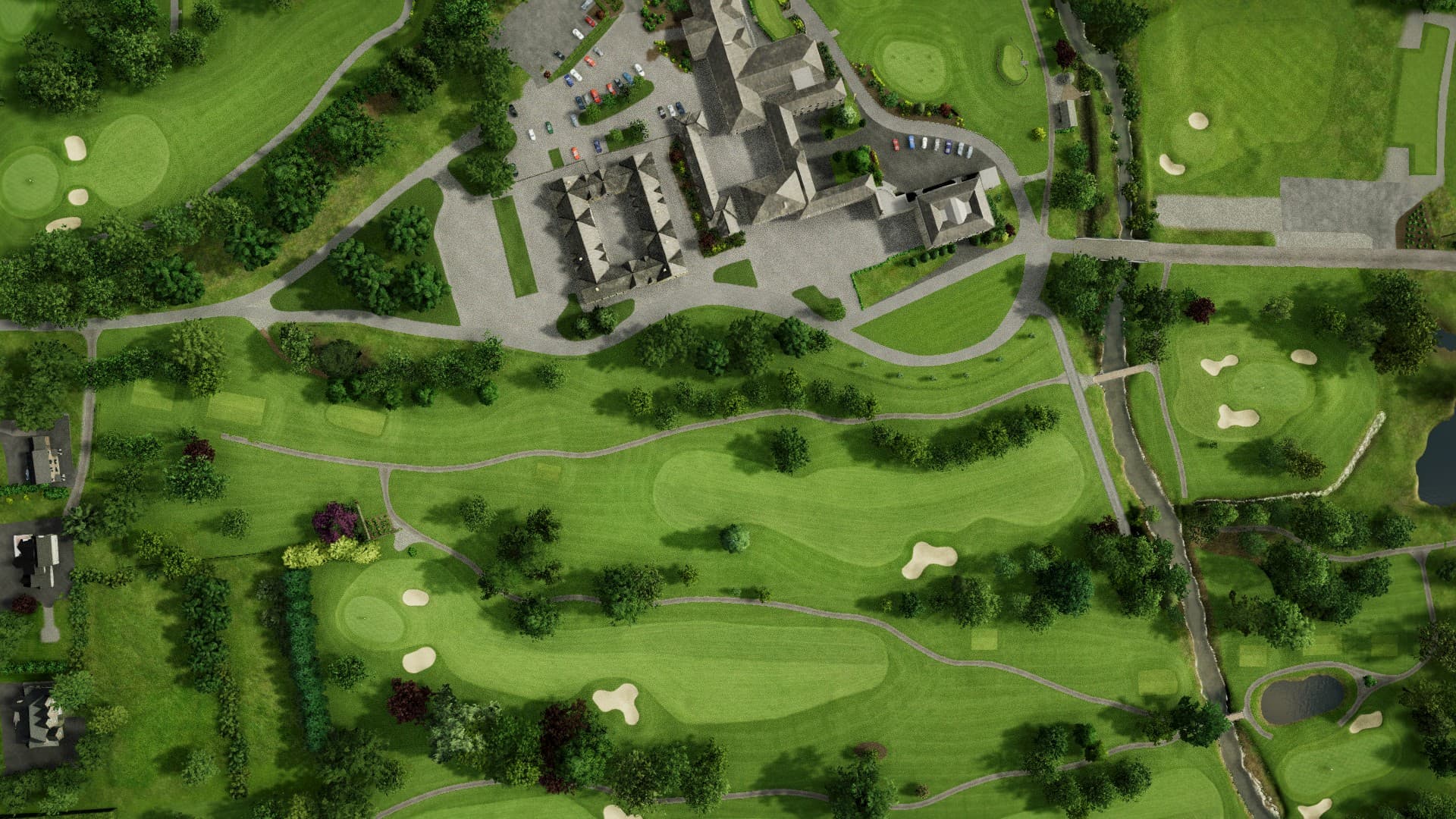 Hole 9 at Dundrum Golf Club