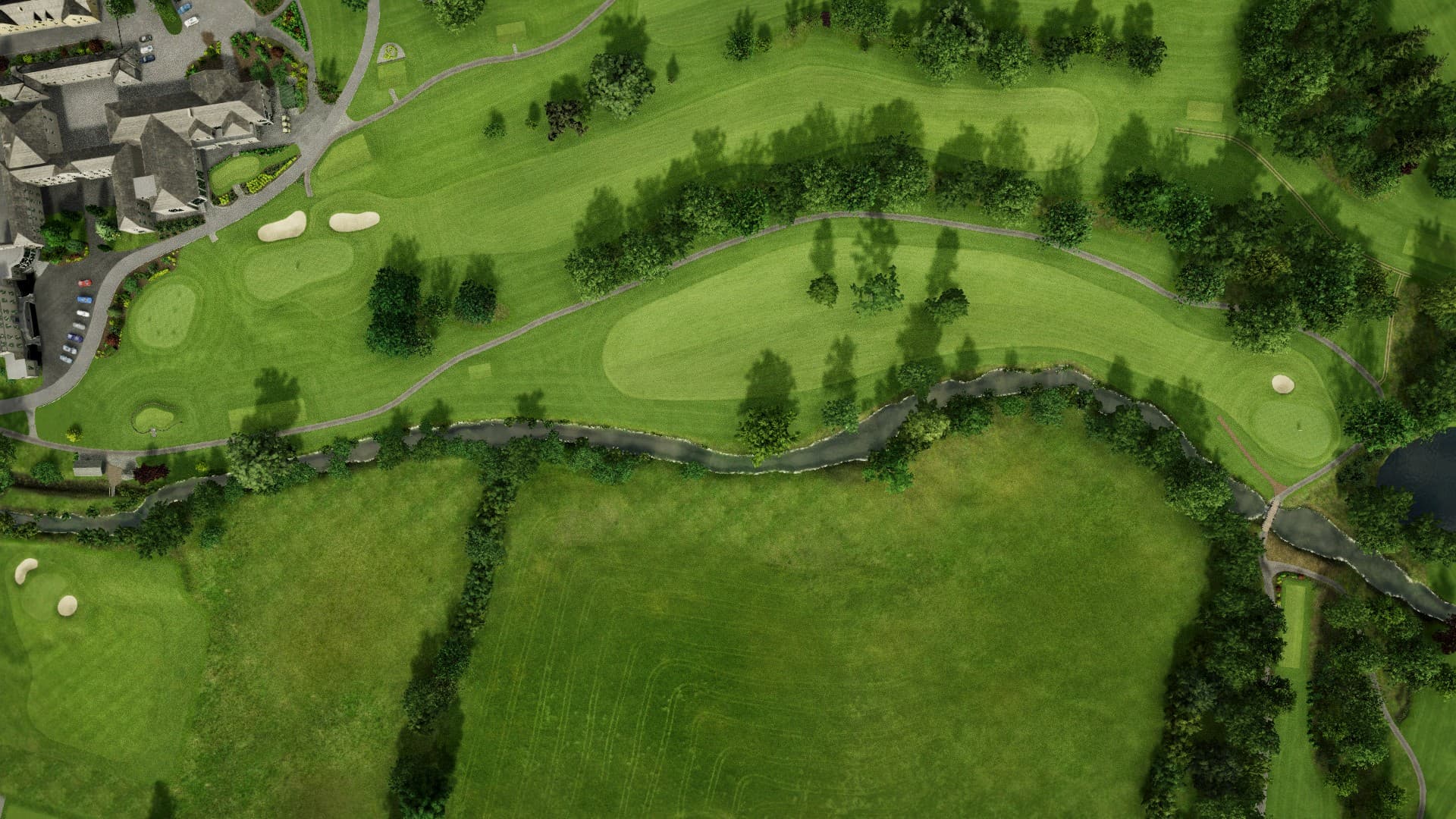 Hole 10 at Dundrum Golf Club