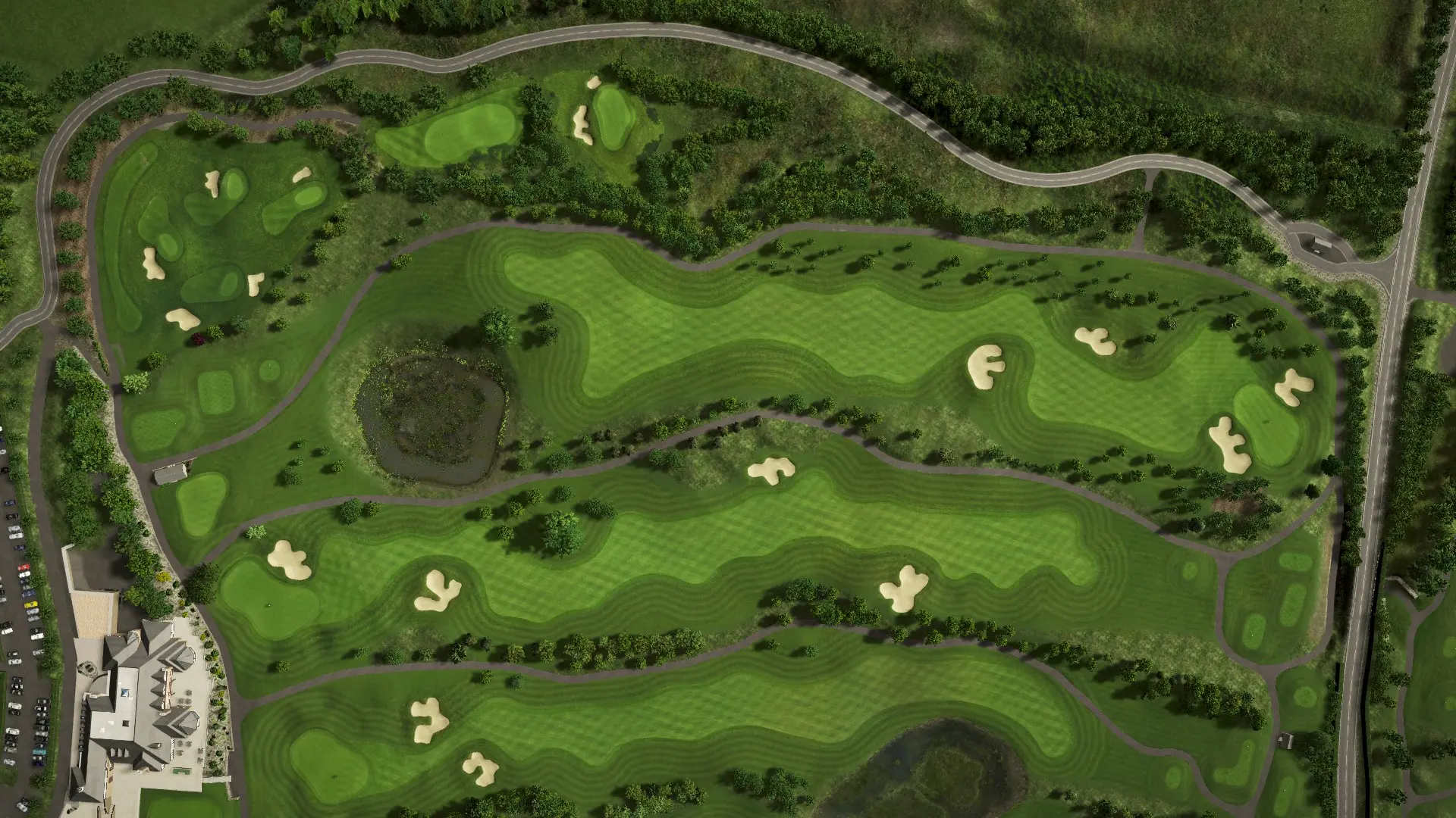 Hole 10 at Dun Laoghaire Golf Club (Middle/Lower)