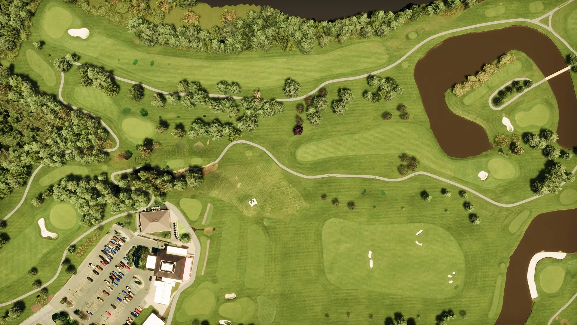 Hole 1 at Eagle Crest Golf Club