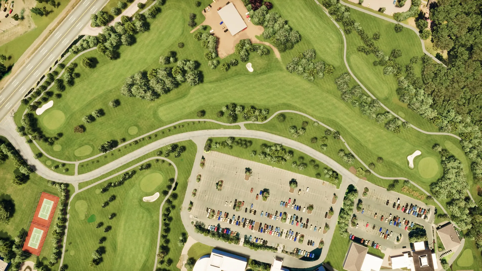 Hole 9 at Eagle Crest Golf Club