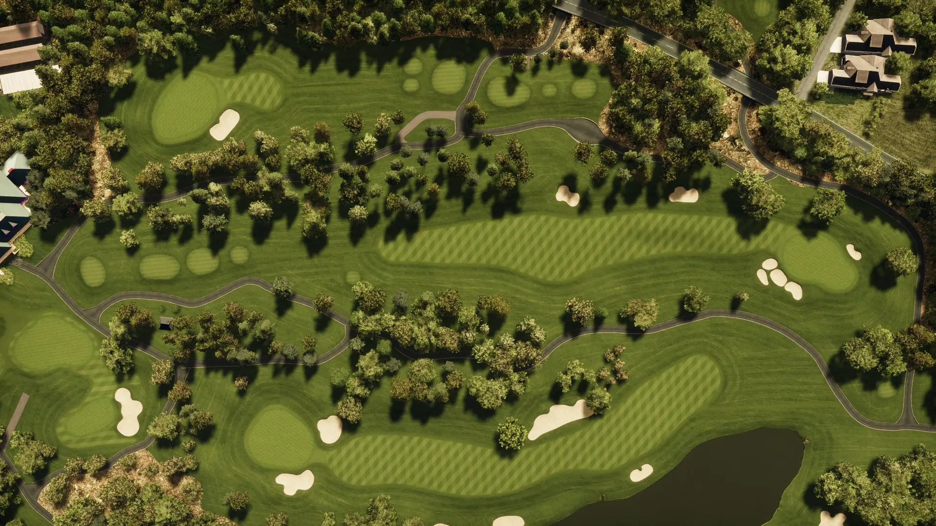 Hole 1 at Eagle Point Japan