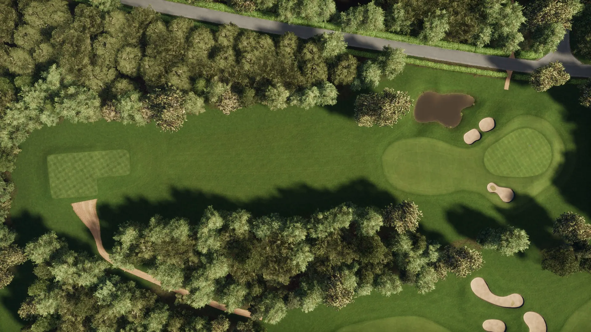 Hole 9 at Eden Golf Club