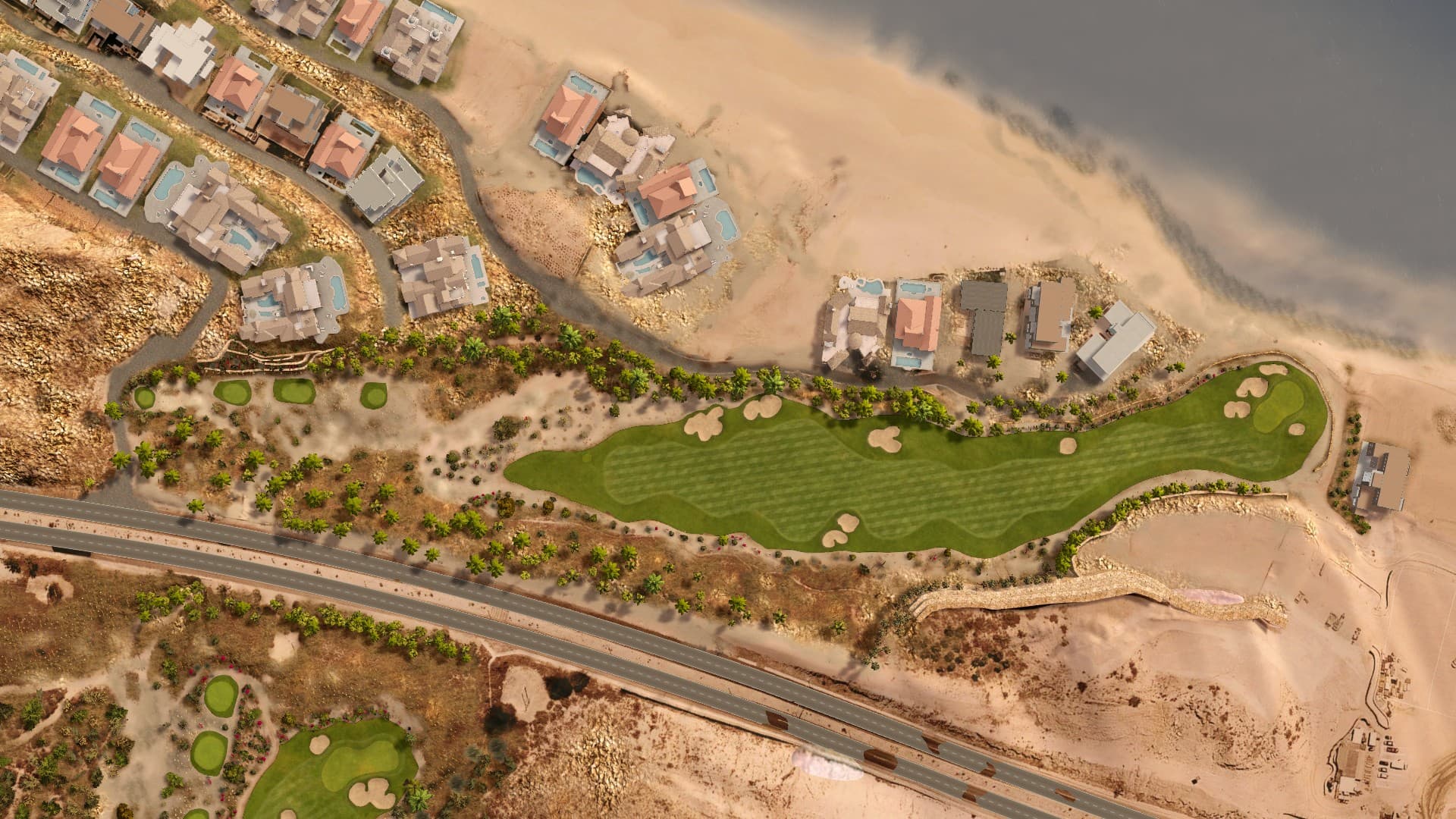 Hole 9 at El Dorado Golf & Beach Club