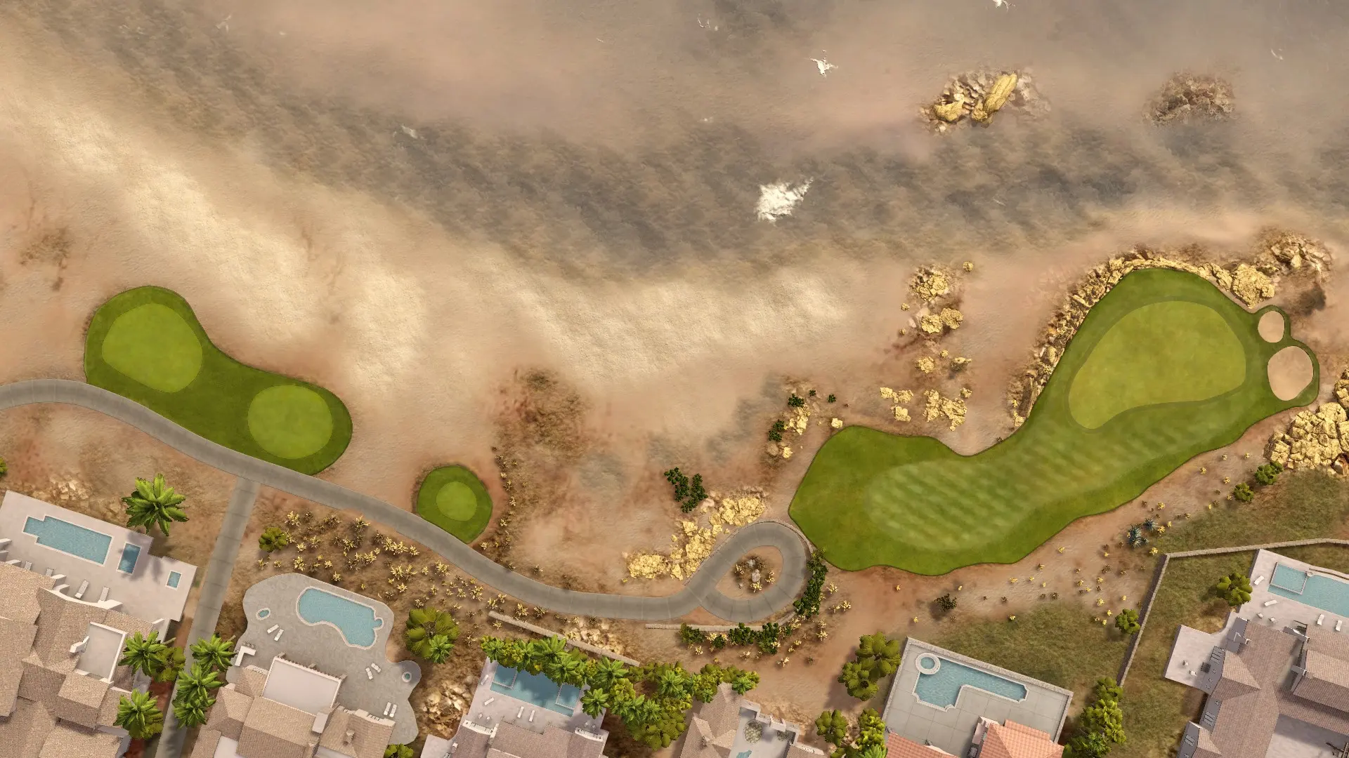 Hole 16 at El Dorado Golf & Beach Club