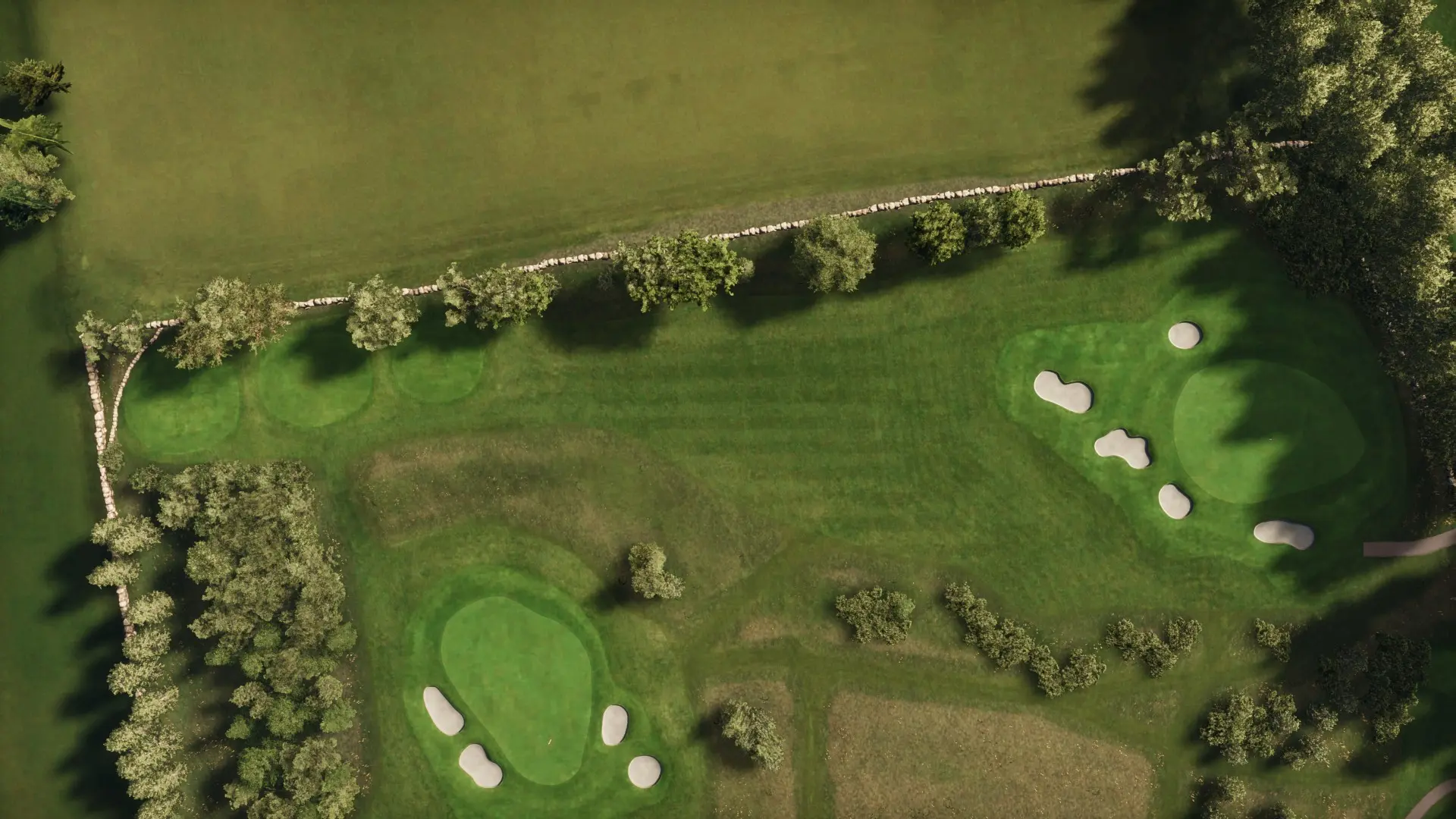 Hole 3 at Elisefarm Golf Club