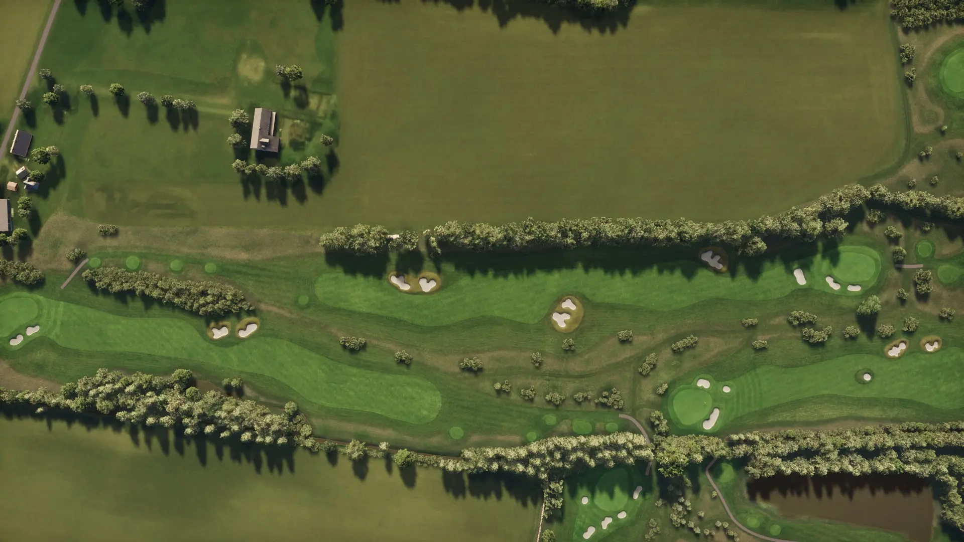 Hole 5 at Elisefarm Golf Club