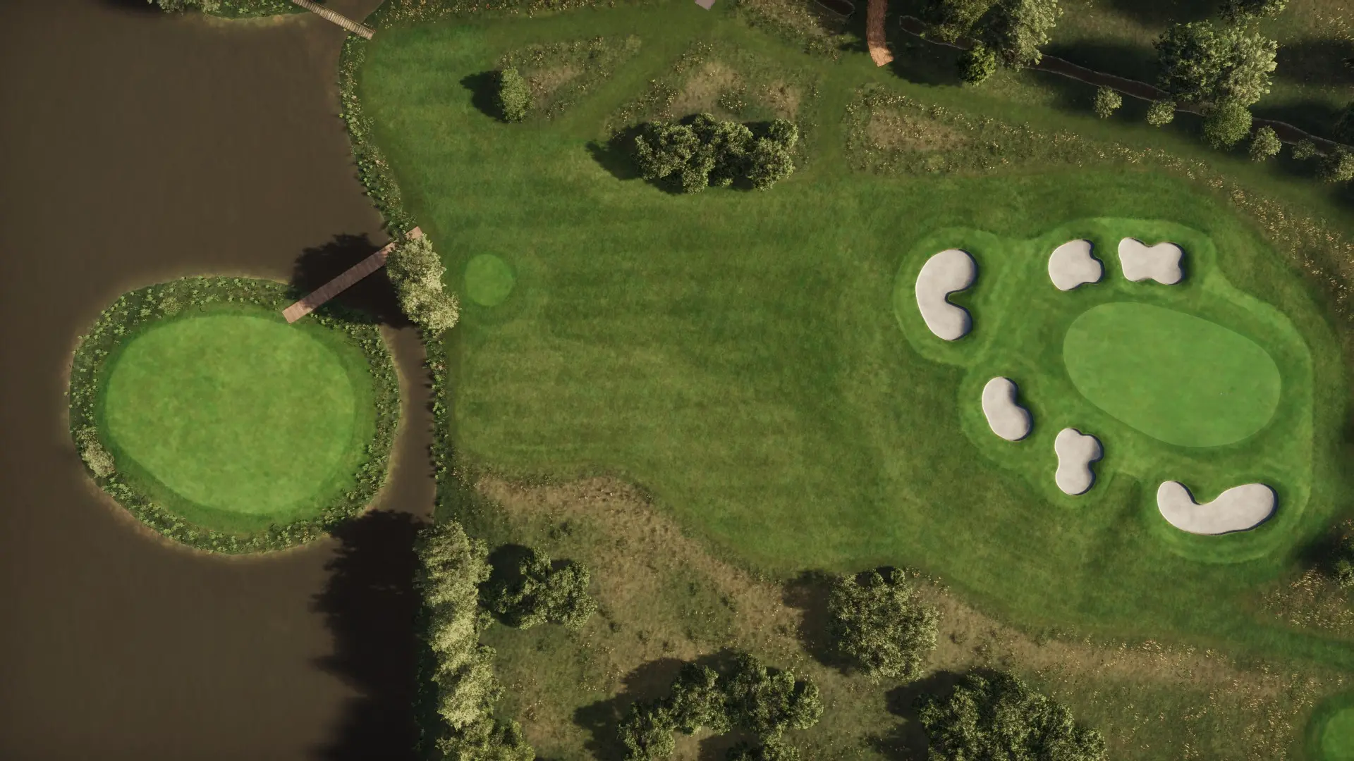 Hole 13 at Elisefarm Golf Club