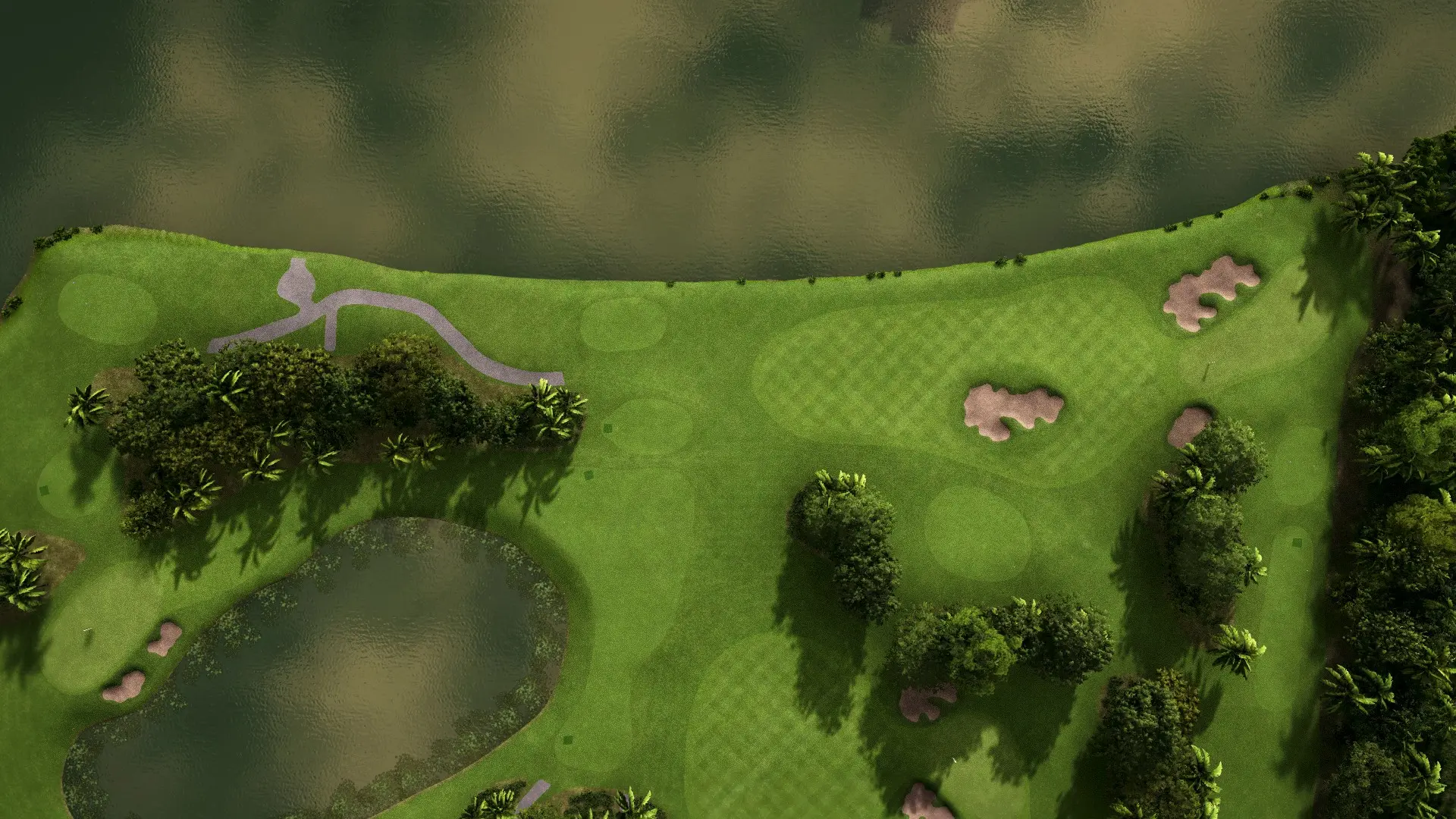 Hole 4 at Els Performance Golf Academy