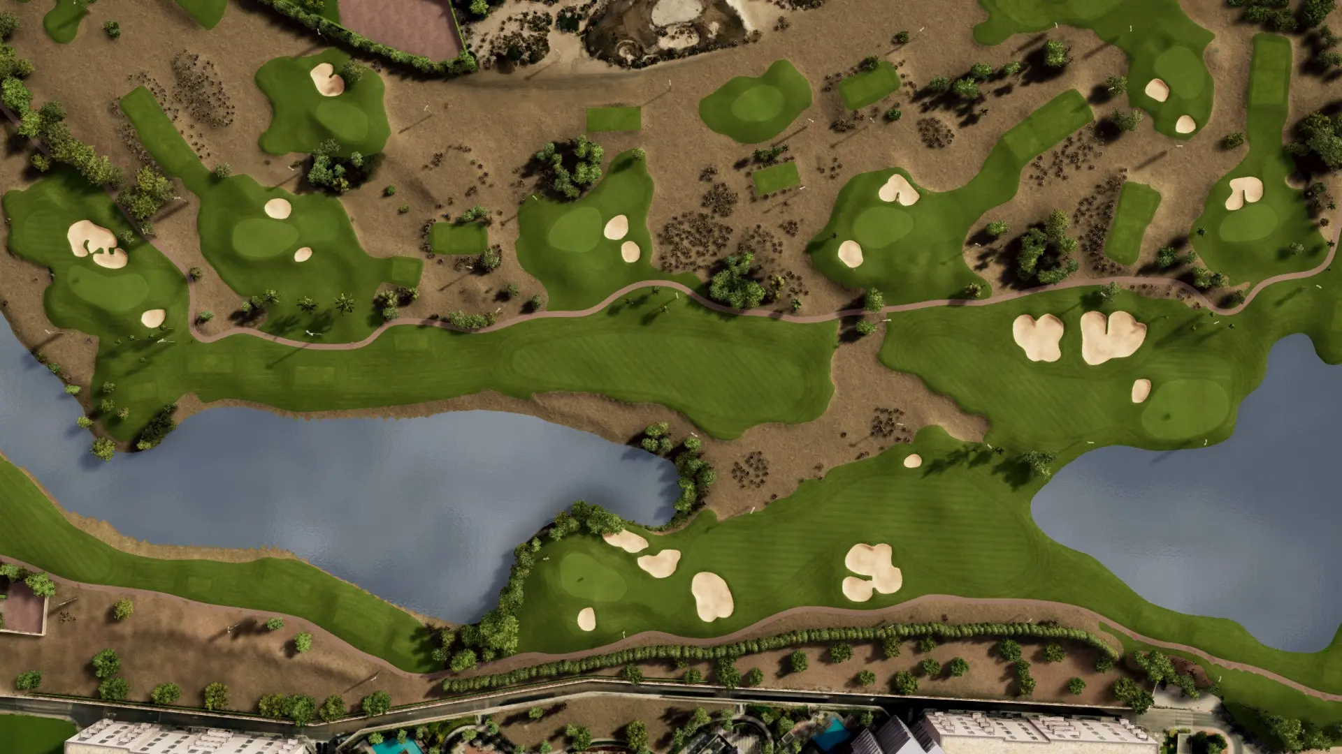 Hole 3 at Emirates Golf Club - Faldo Course