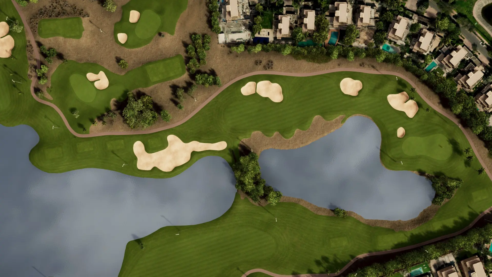 Hole 4 at Emirates Golf Club - Faldo Course