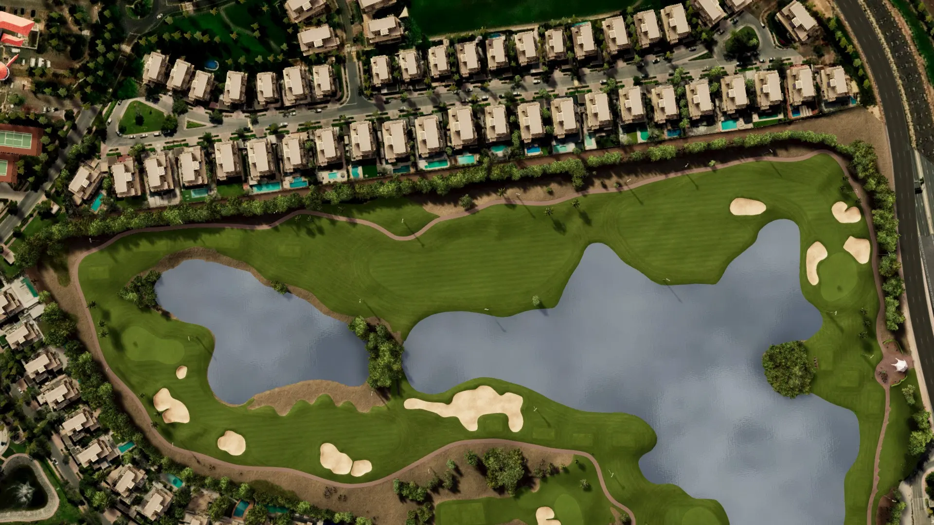 Hole 5 at Emirates Golf Club - Faldo Course