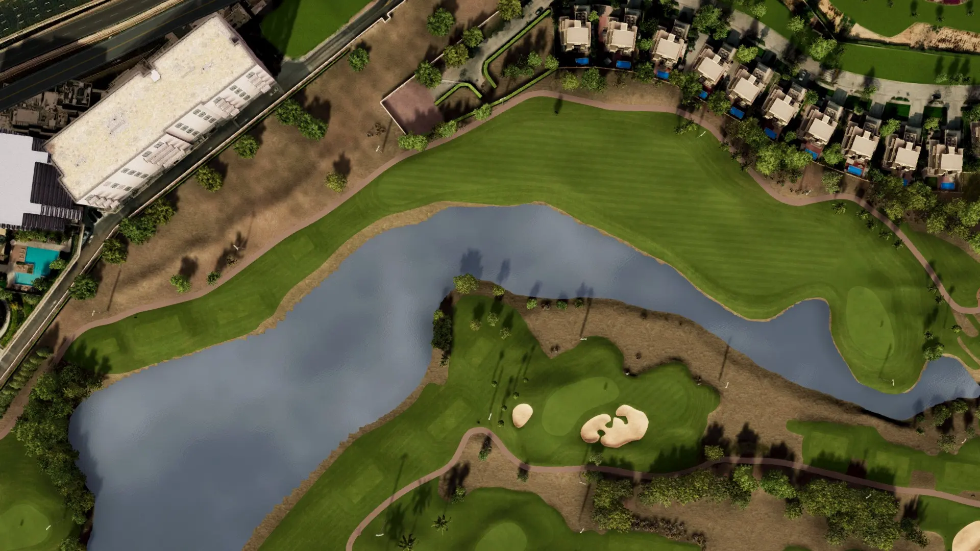 Hole 7 at Emirates Golf Club - Faldo Course