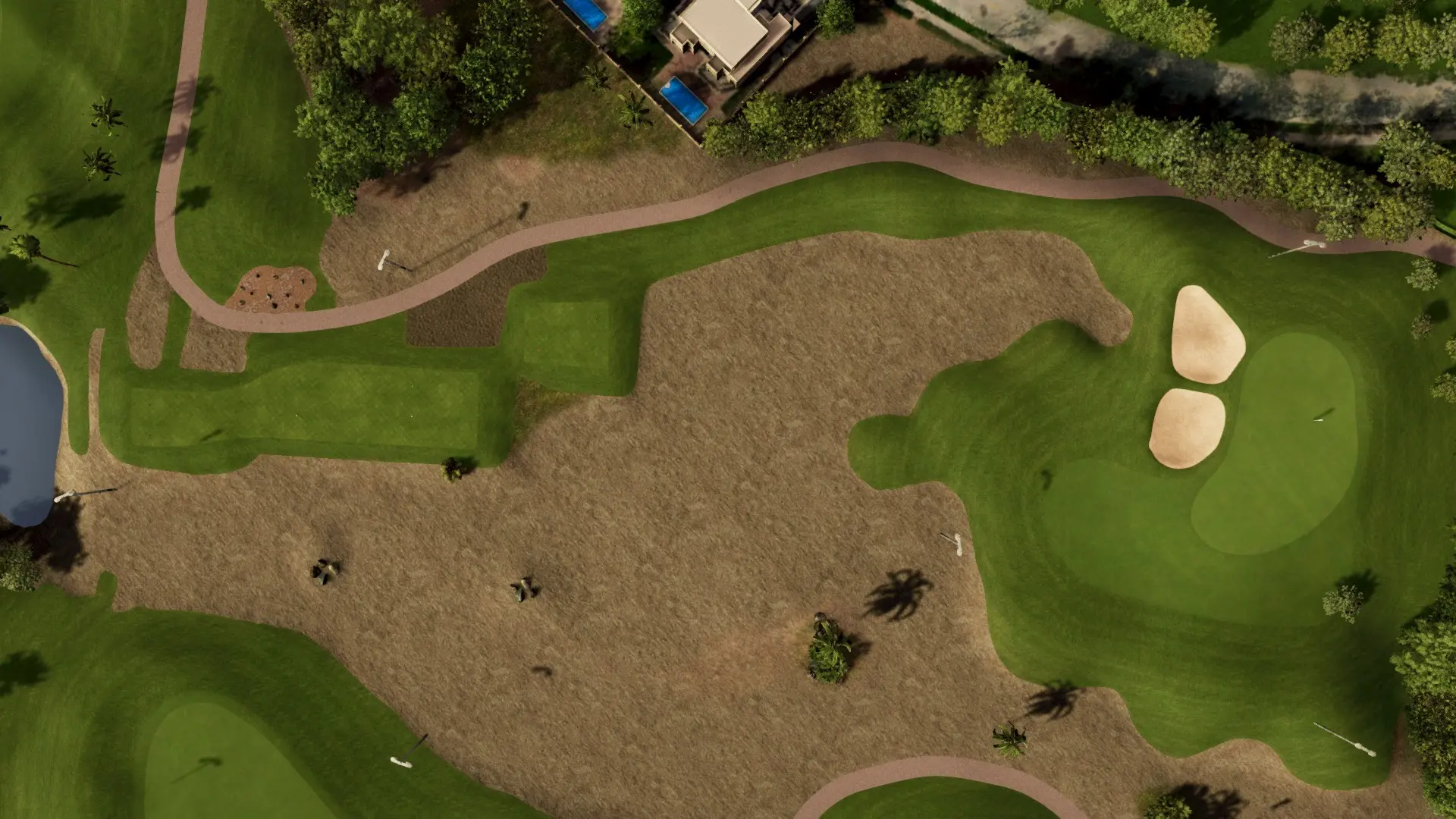 Hole 8 at Emirates Golf Club - Faldo Course