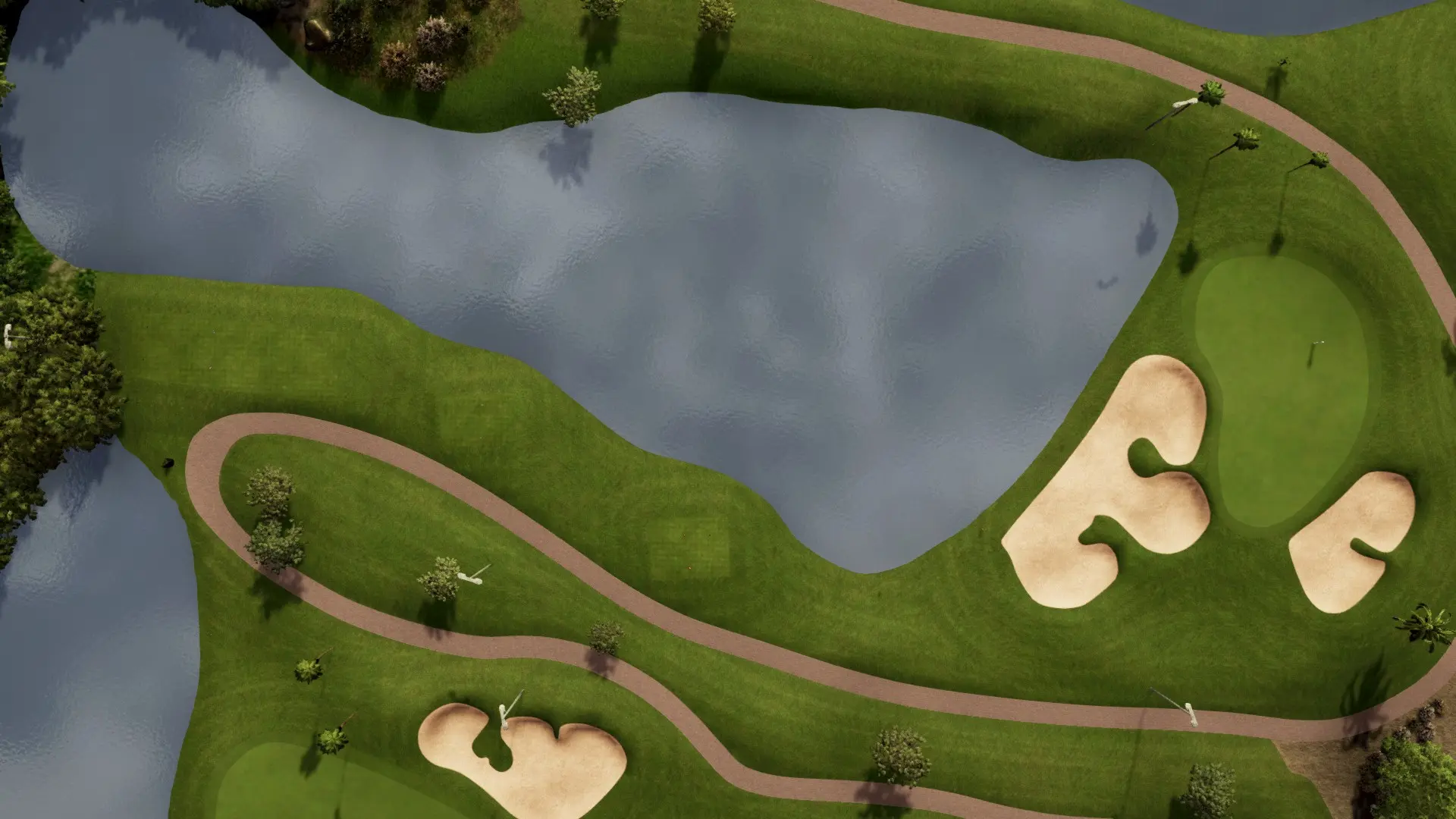 Hole 12 at Emirates Golf Club - Faldo Course