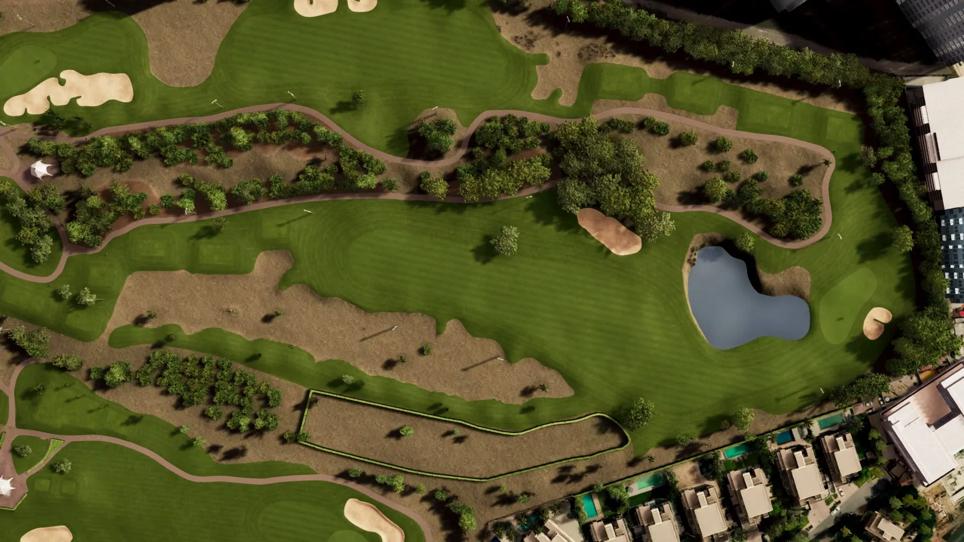 Hole 14 at Emirates Golf Club - Faldo Course