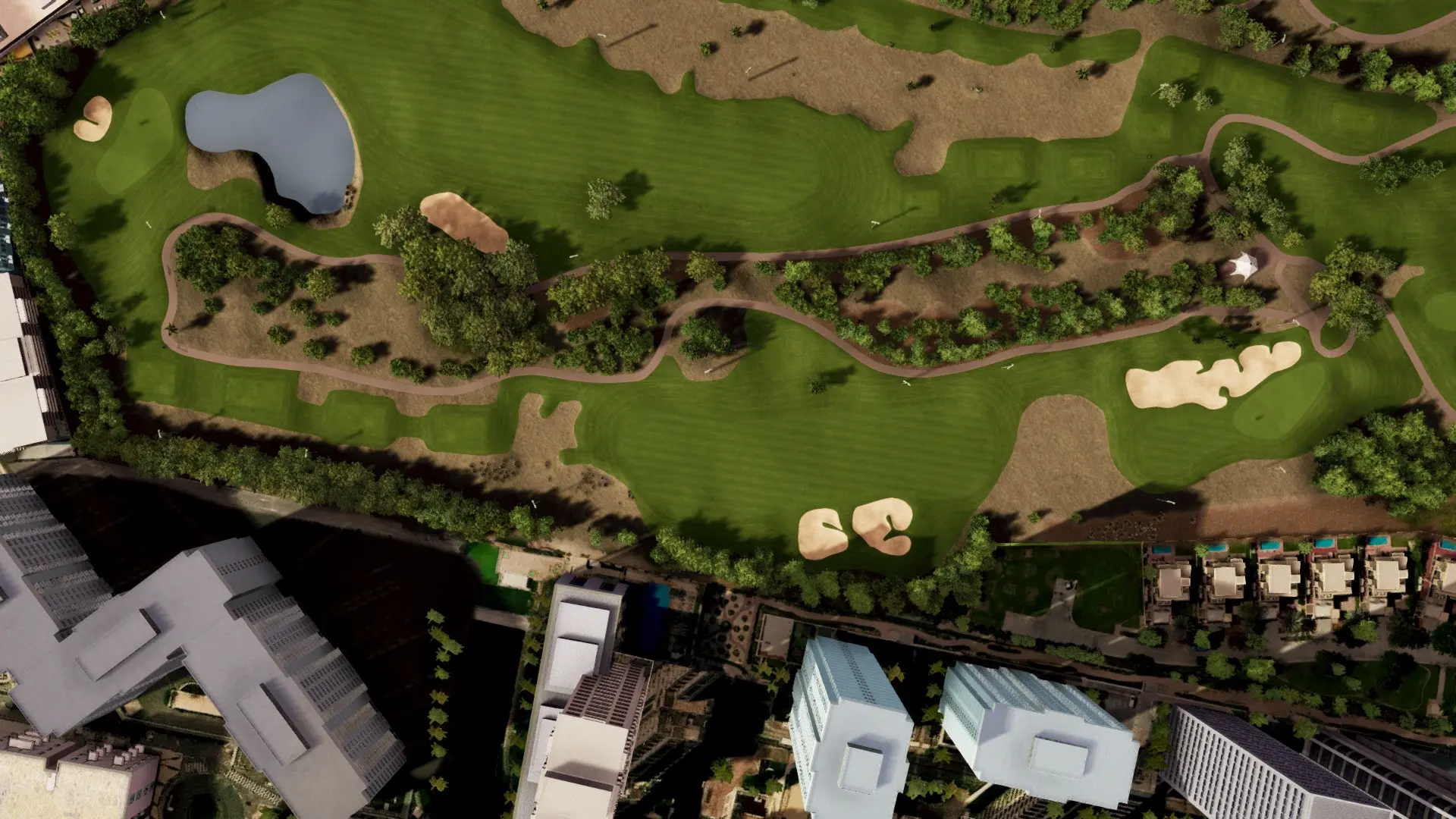 Hole 15 at Emirates Golf Club - Faldo Course