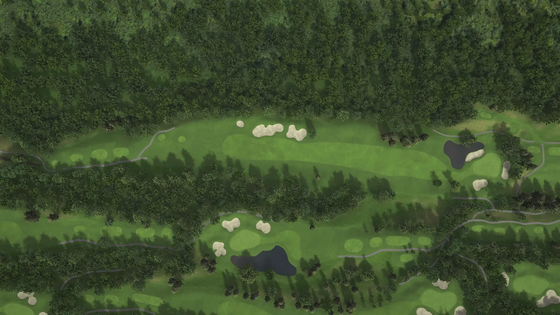 Hole 2 at Eniwa CC: Akan and Mashu