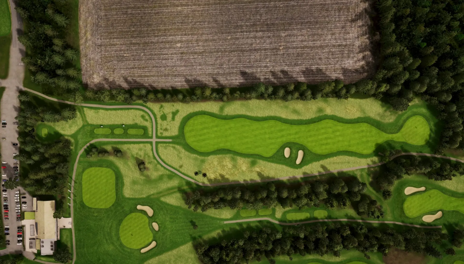 Hole 1 at Marbæk by NorSea