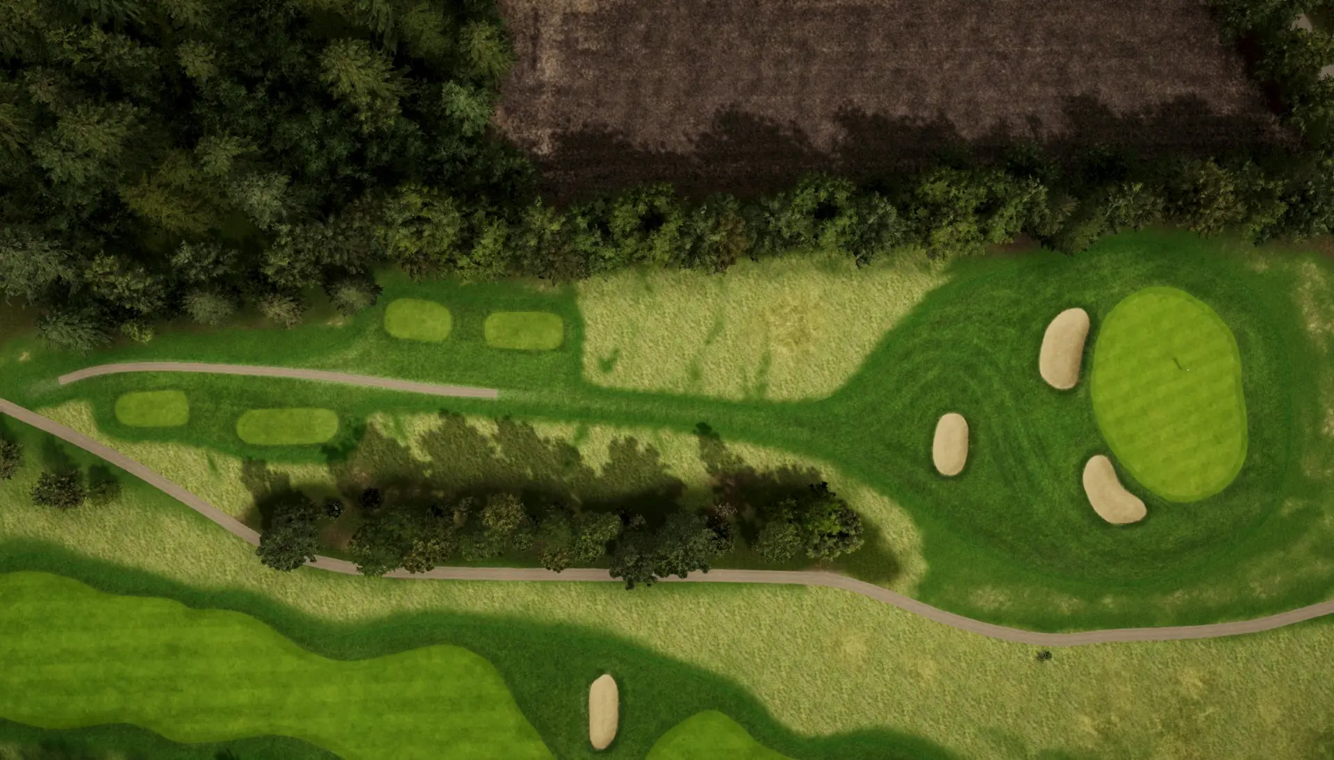 Hole 2 at Marbæk by NorSea