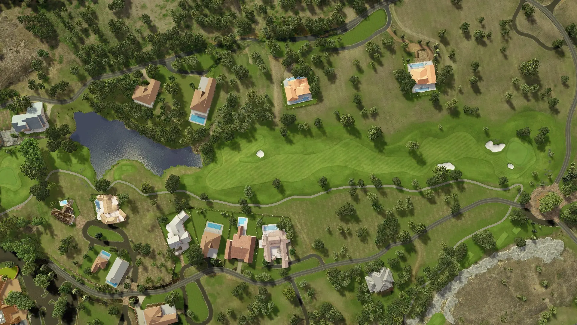 Hole 11 at Escondido Golf and Lake Club
