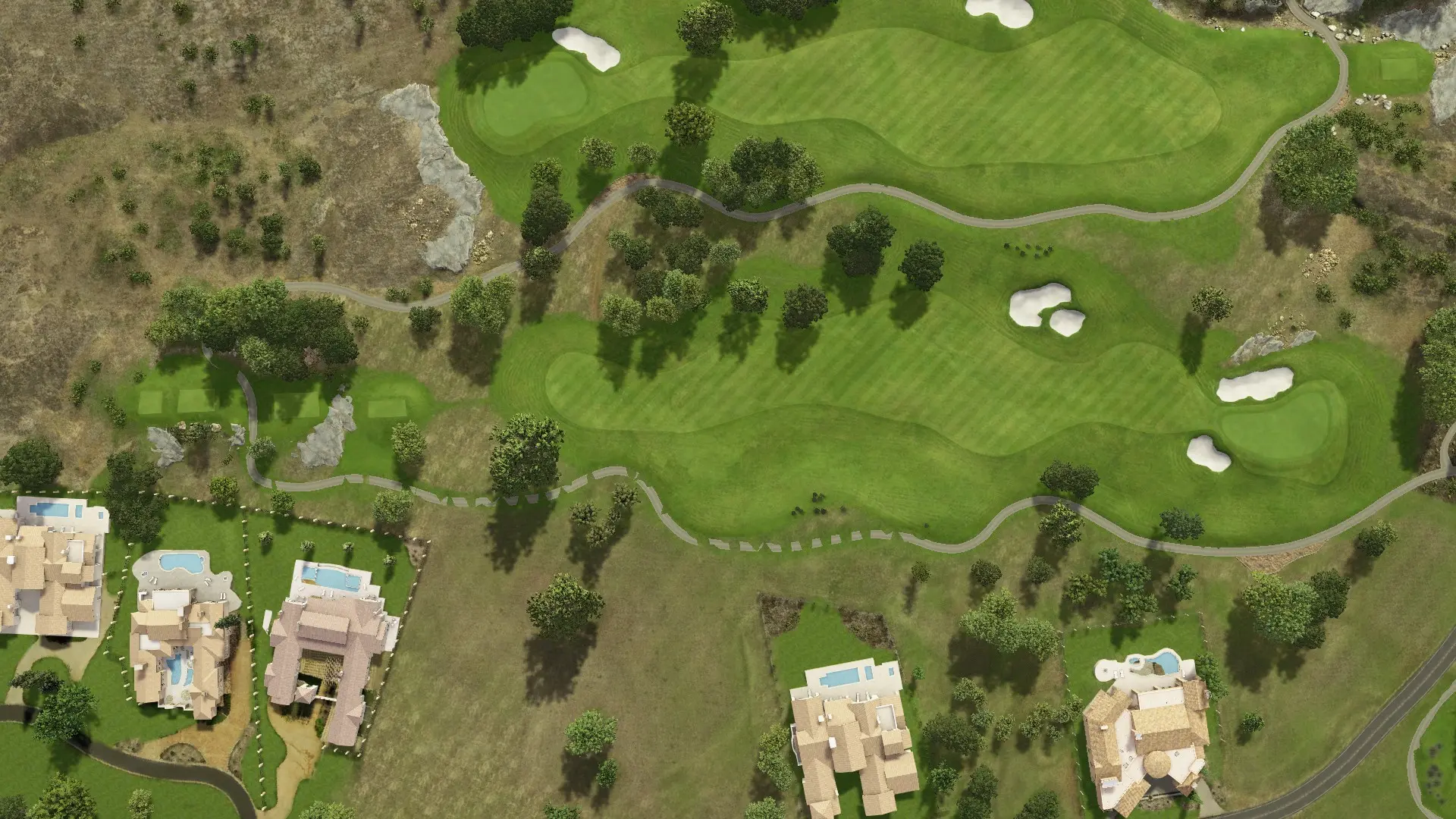 Hole 13 at Escondido Golf and Lake Club