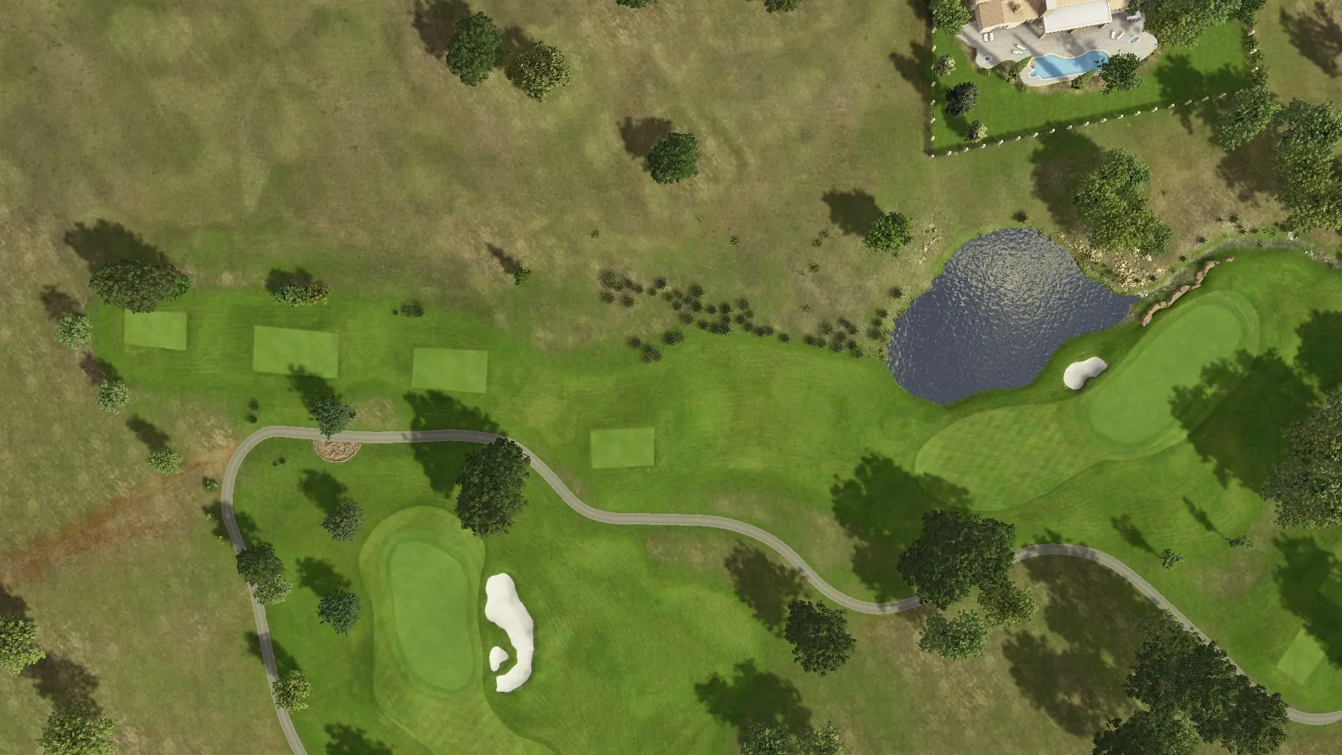 Hole 15 at Escondido Golf and Lake Club