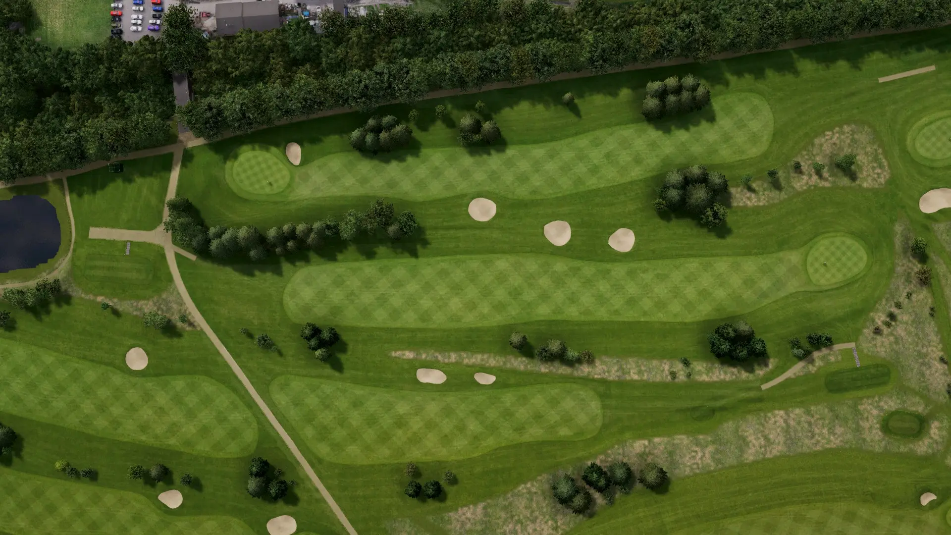 Hole 1 at Etchinghill G.C Leas Course