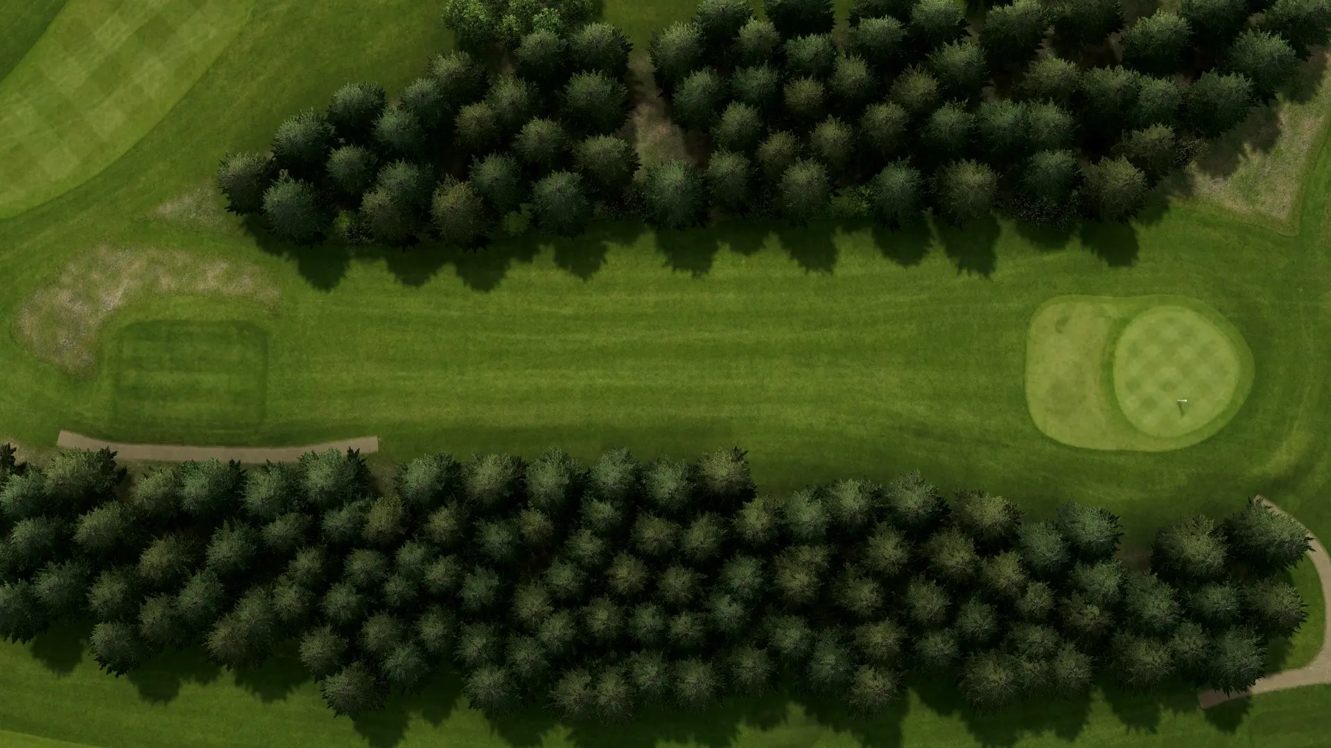 Hole 9 at Etchinghill G.C Leas Course