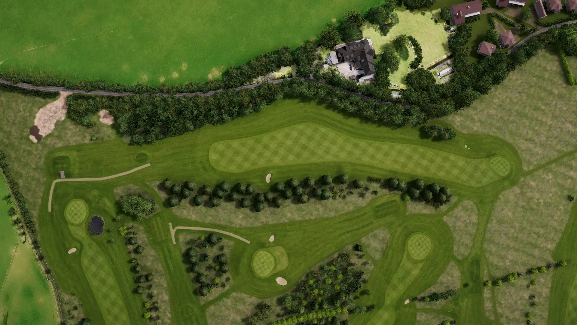 Hole 14 at Etchinghill G.C Leas Course